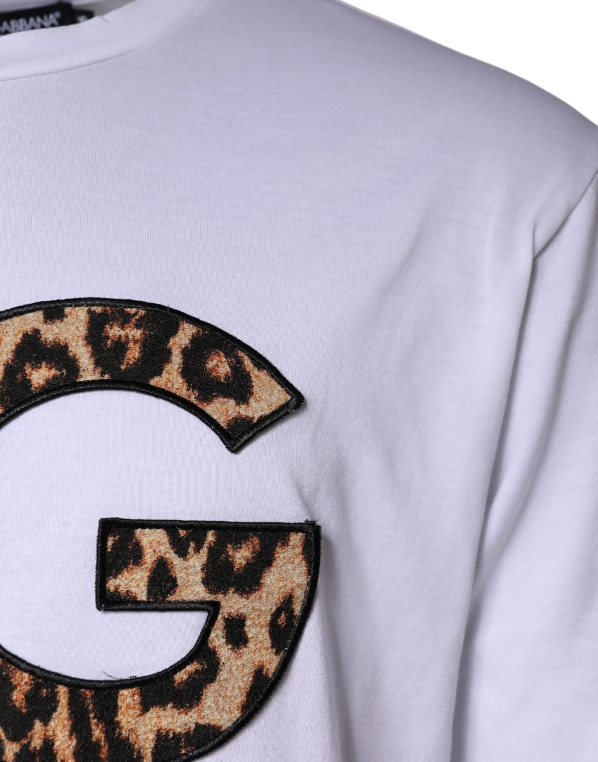 DG Logo Cotton Shorts Sleeves Men's T-shirt - Dolce & Gabbana - Modalova