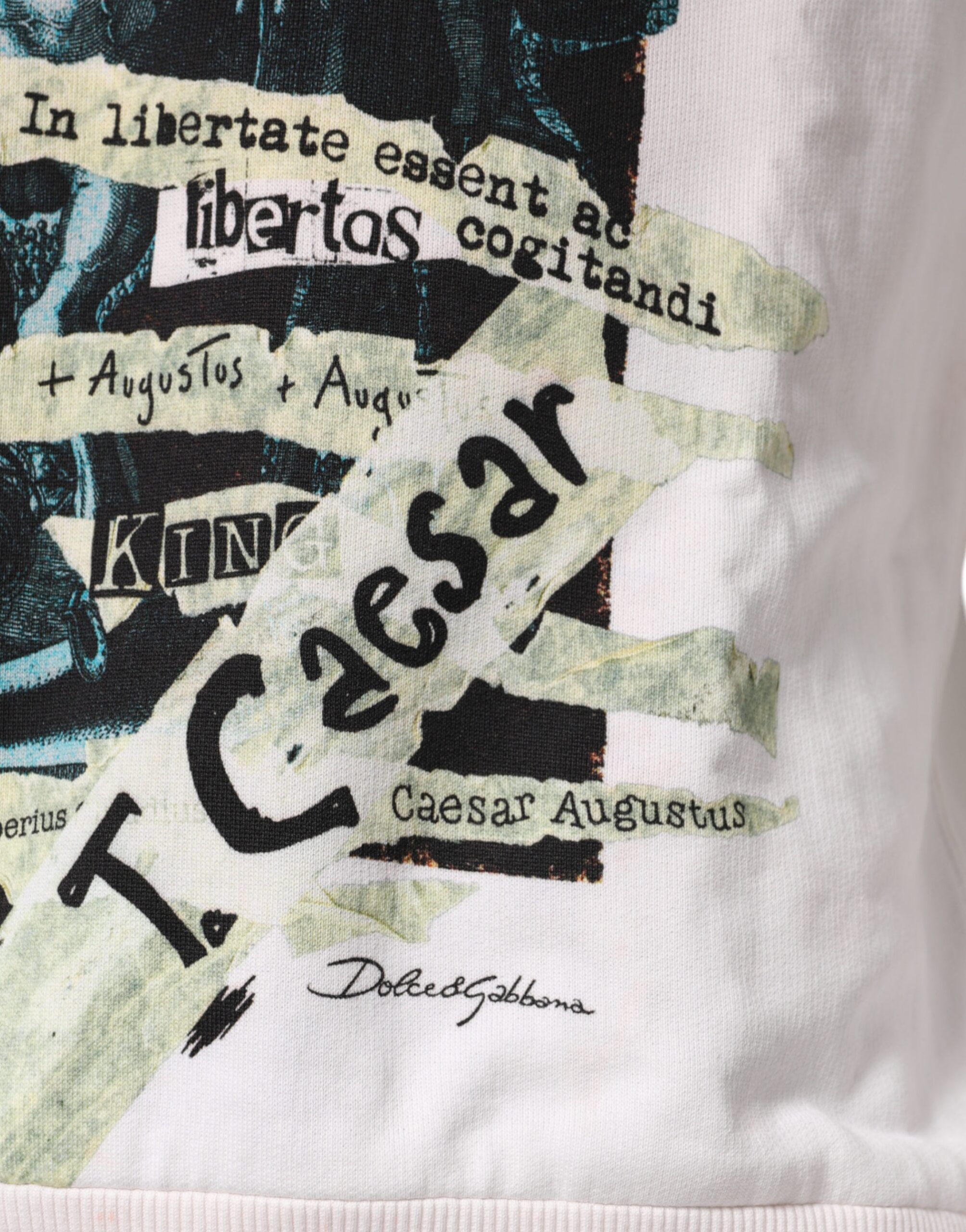 Caesar Cotton Hooded Pullover Men's Sweater (Pre-Owned) - Dolce & Gabbana - Modalova