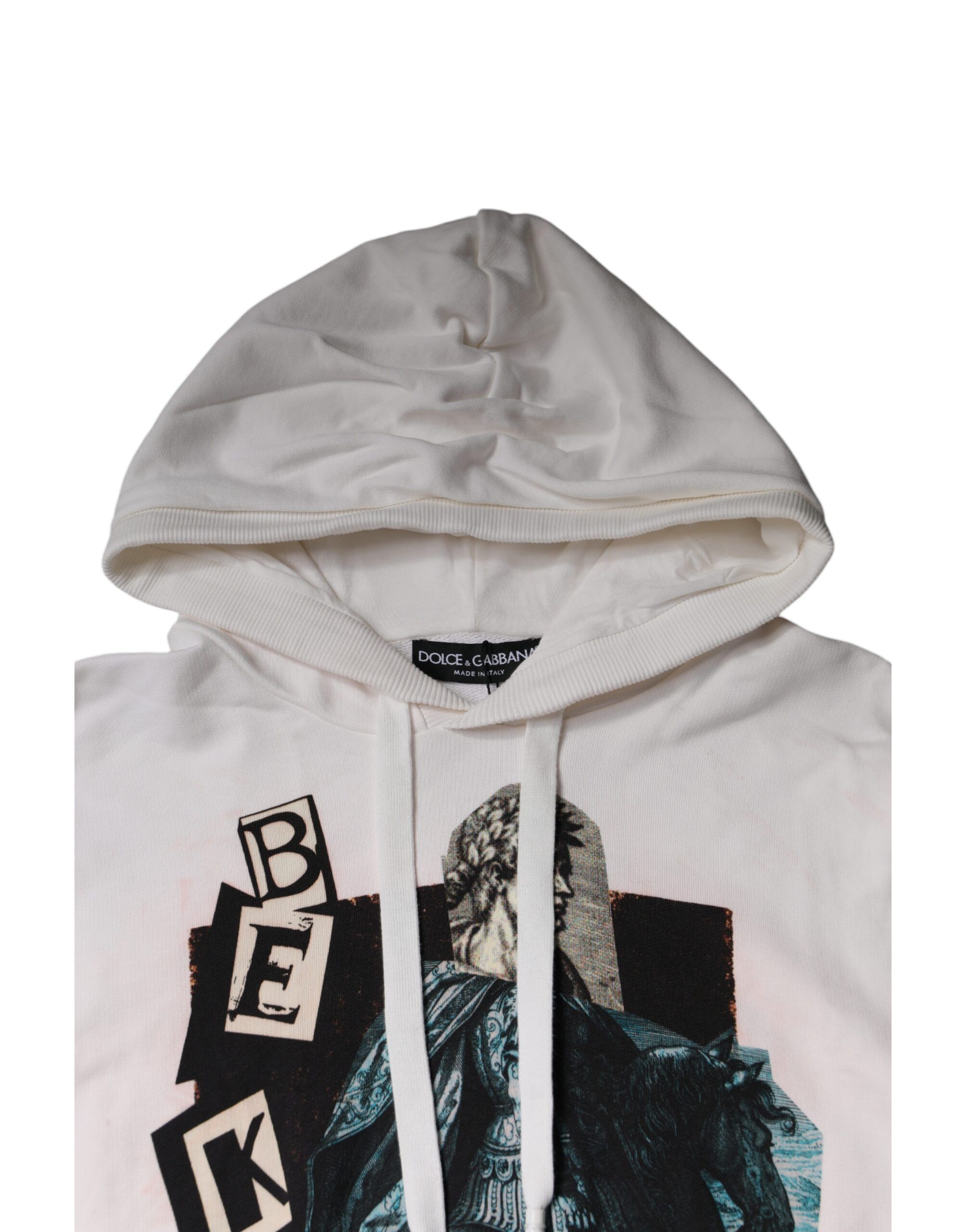 Caesar Cotton Hooded Pullover Men's Sweater (Pre-Owned) - Dolce & Gabbana - Modalova