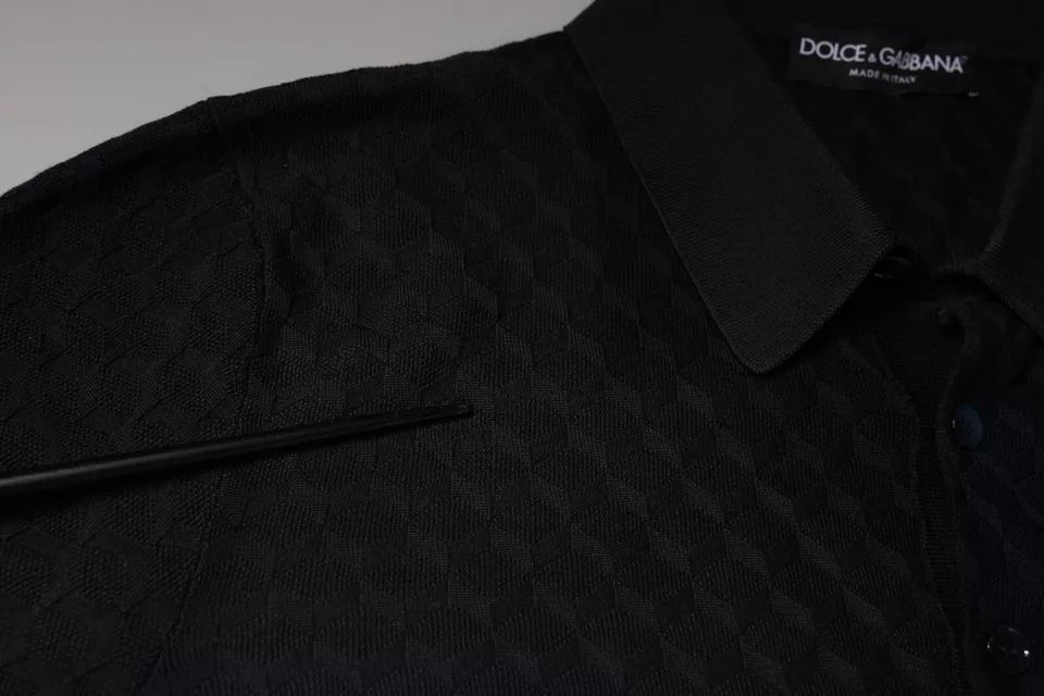 Silk Button Down Collared Men's T-shirt (Pre-Owned) - Dolce & Gabbana - Modalova
