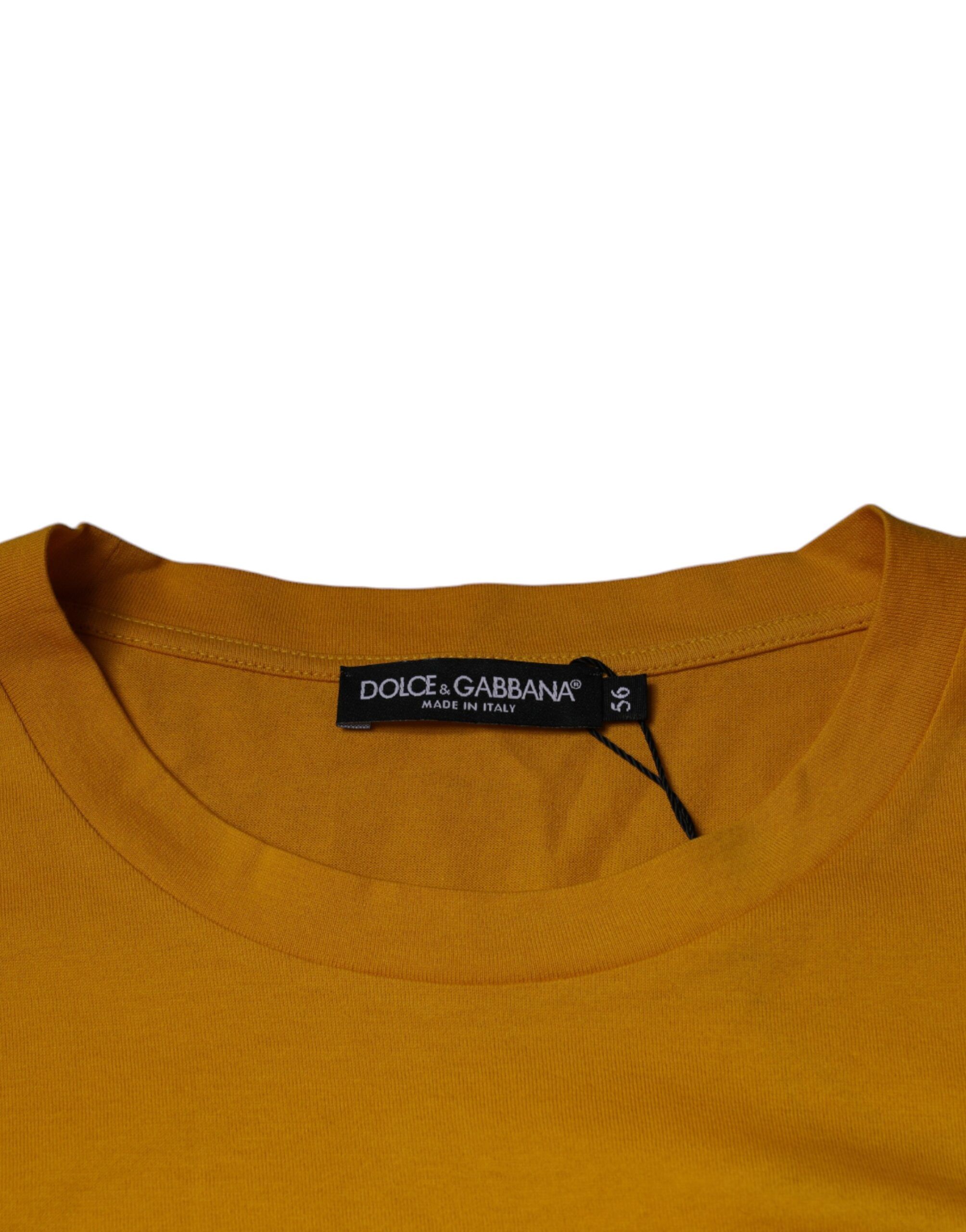 Embossed Logo Crew Neck Men's T-shirt (Pre-Owned) - Dolce & Gabbana - Modalova