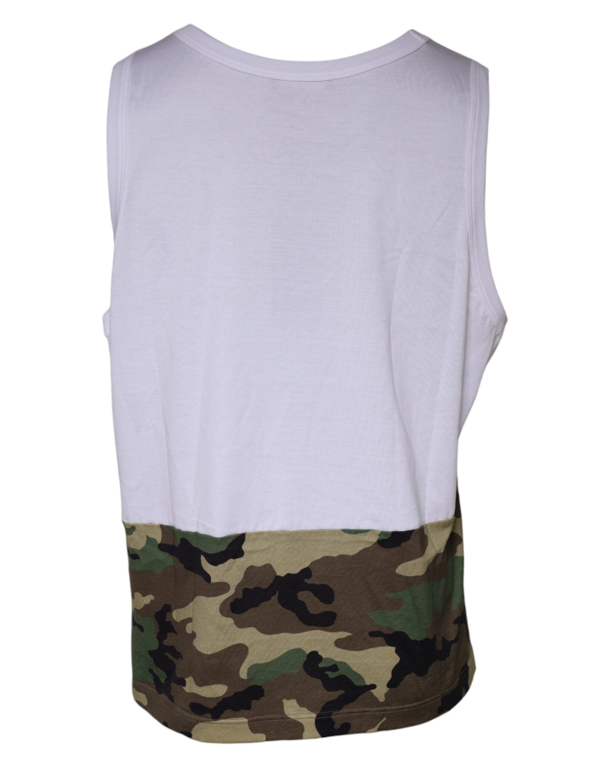 Camouflage Tank Sleeveless Men's T-shirt (Pre-Owned) - Dolce & Gabbana - Modalova