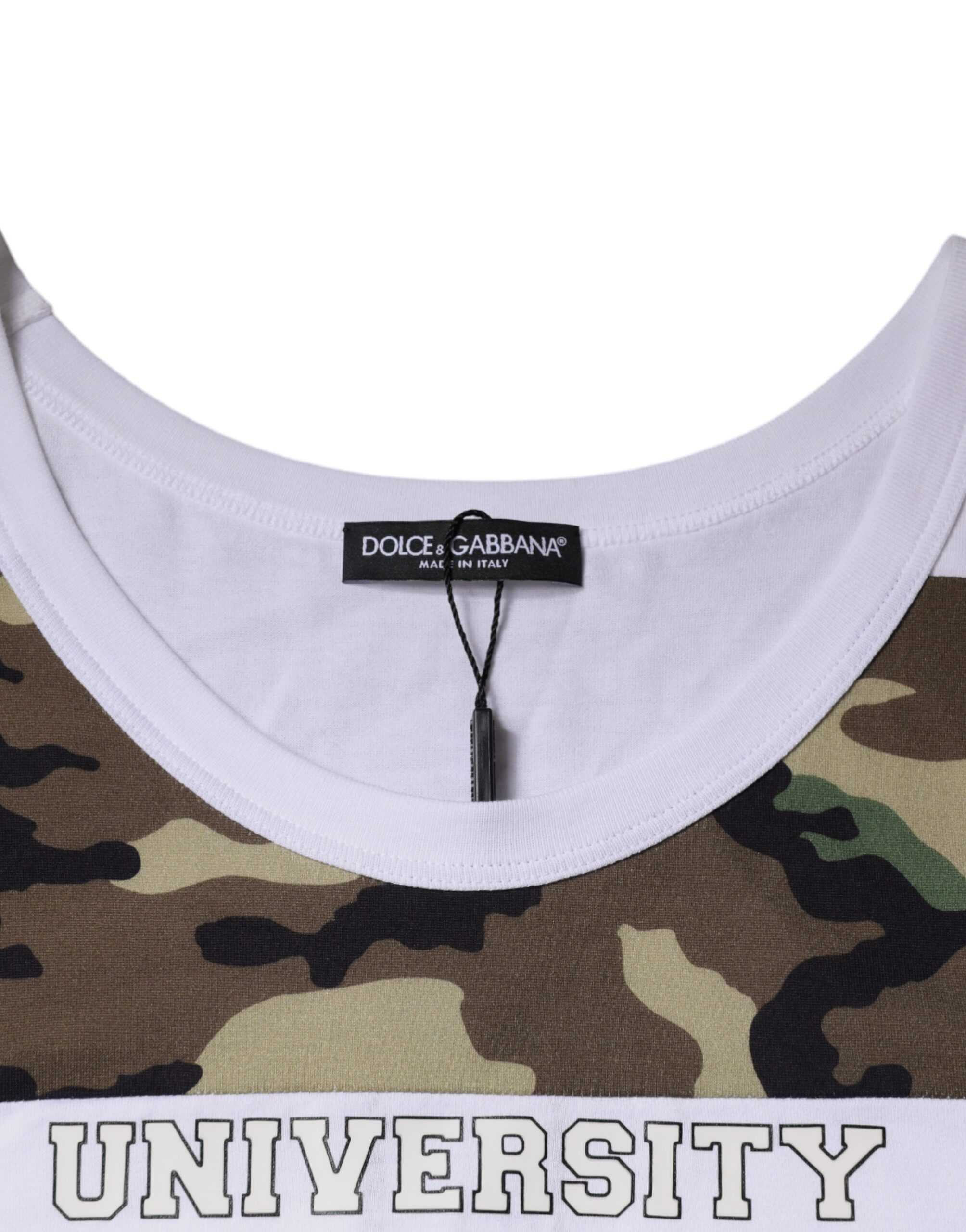 Camouflage Tank Sleeveless Men's T-shirt (Pre-Owned) - Dolce & Gabbana - Modalova