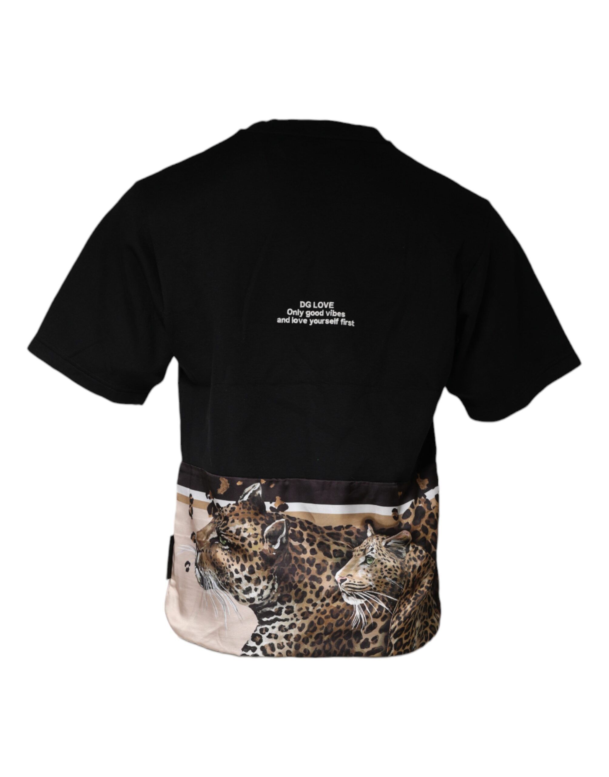Leopard Cotton Short Sleeves Men's T-shirt (Pre-Owned) - Dolce & Gabbana - Modalova