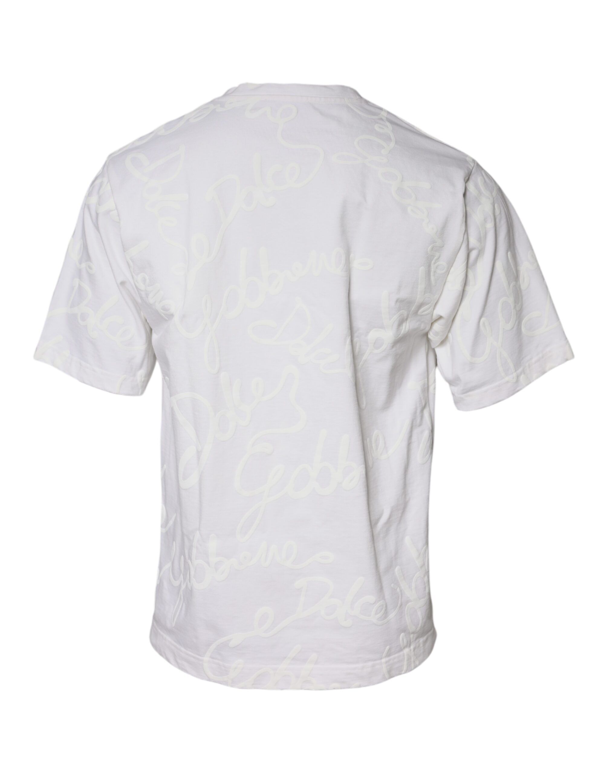 Logo Print Cotton Crew Neck Men's T-shirt (Pre-Owned) - Dolce & Gabbana - Modalova