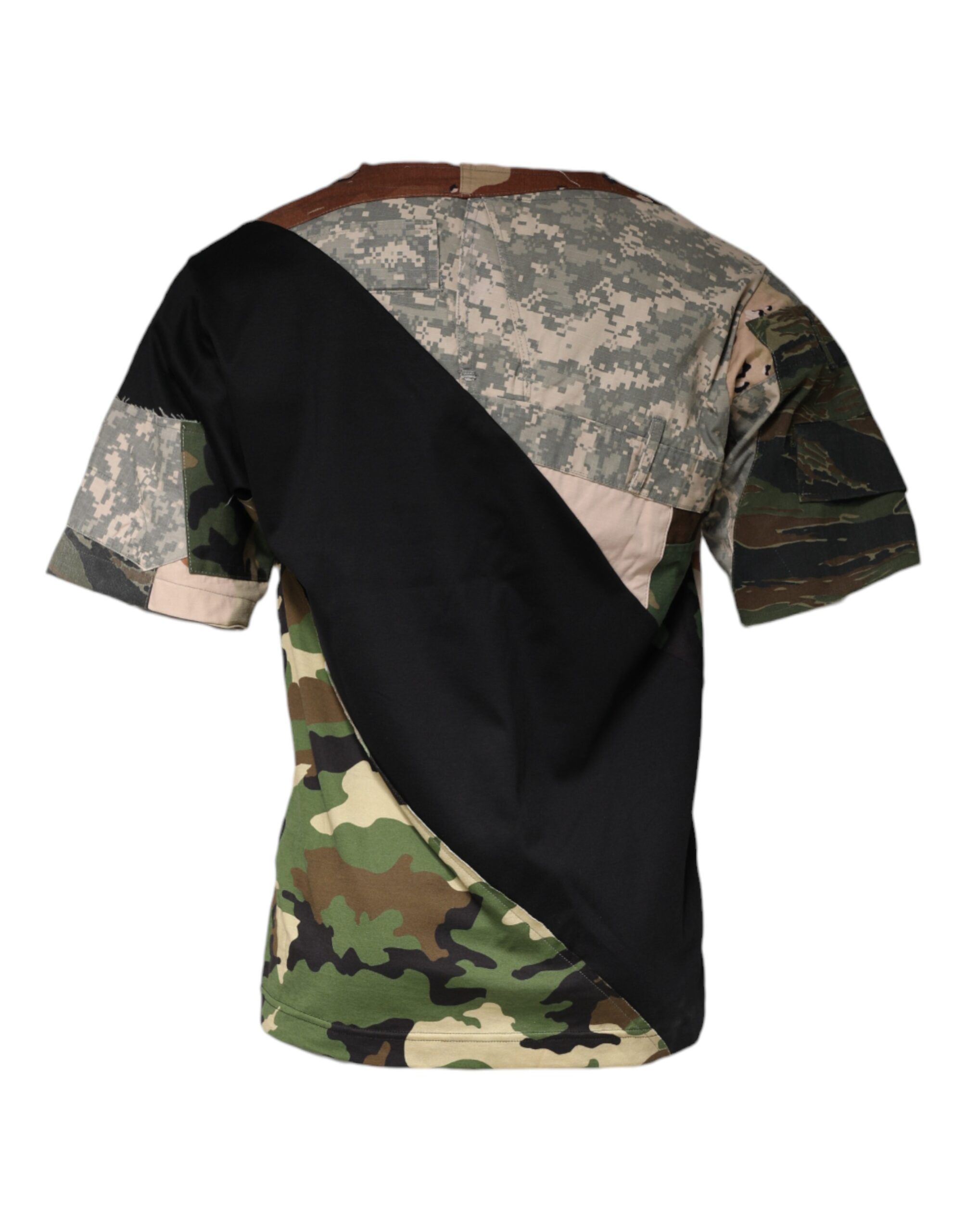 Camouflage Cotton Round Neck Men's T-shirt (Pre-Owned) - Dolce & Gabbana - Modalova