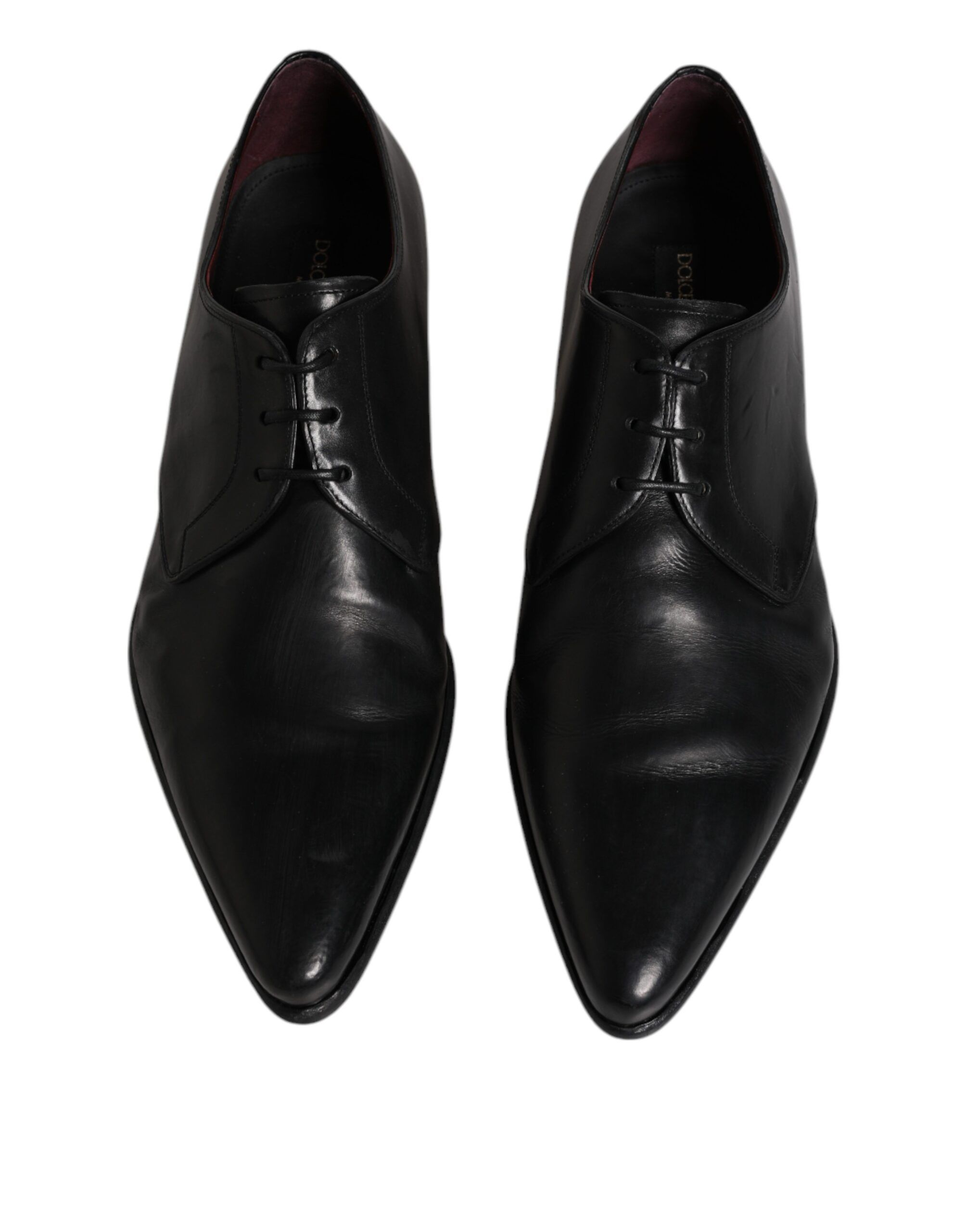Leather Lace Up Men Derby Formal Men's Shoes (Pre-Owned) - Dolce & Gabbana - Modalova
