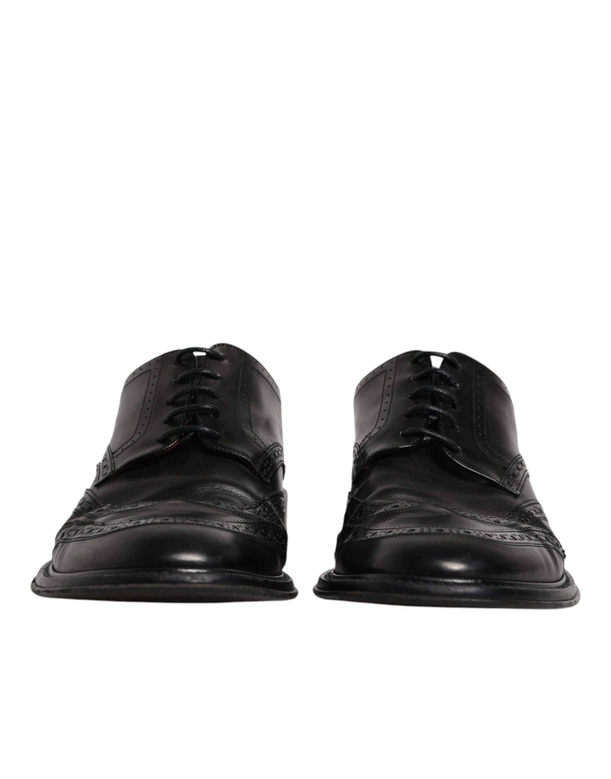Leather Derby Wingtip Formal Men's Shoes (Pre-Owned) - Dolce & Gabbana - Modalova