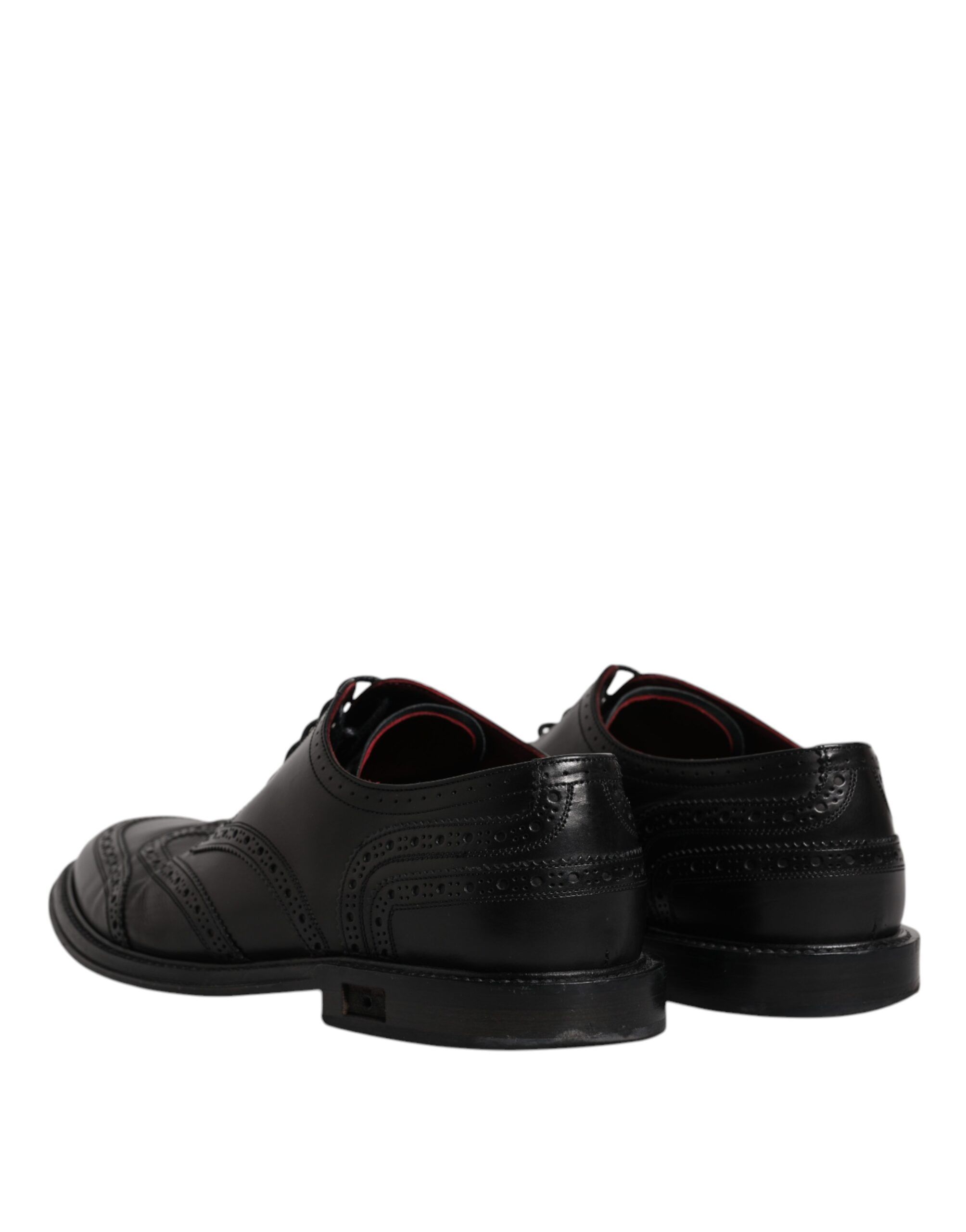 Leather Derby Wingtip Formal Men's Shoes (Pre-Owned) - Dolce & Gabbana - Modalova
