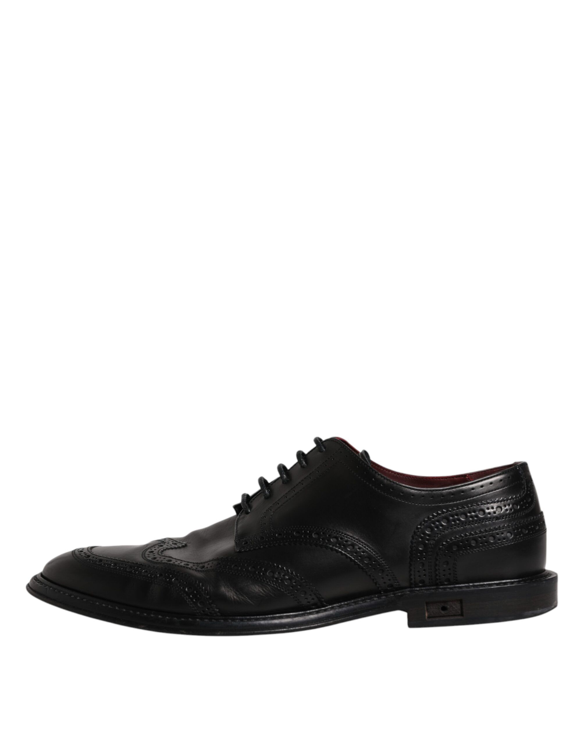 Leather Derby Wingtip Formal Men's Shoes (Pre-Owned) - Dolce & Gabbana - Modalova