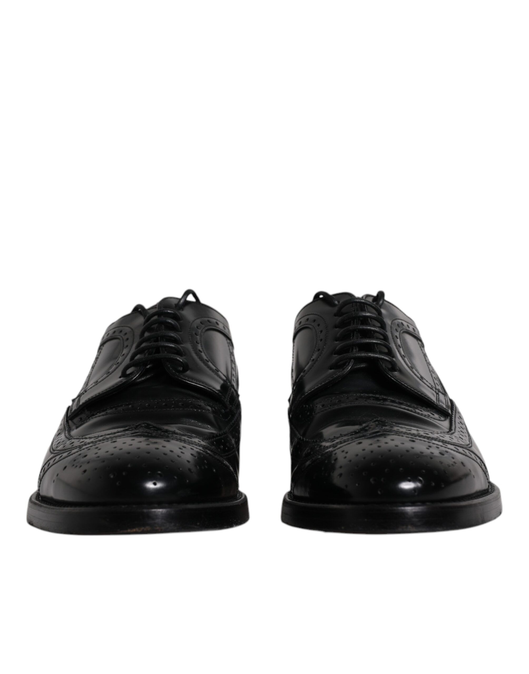Leather Derby Wingtip Formal Men's Shoes (Pre-Owned) - Dolce & Gabbana - Modalova