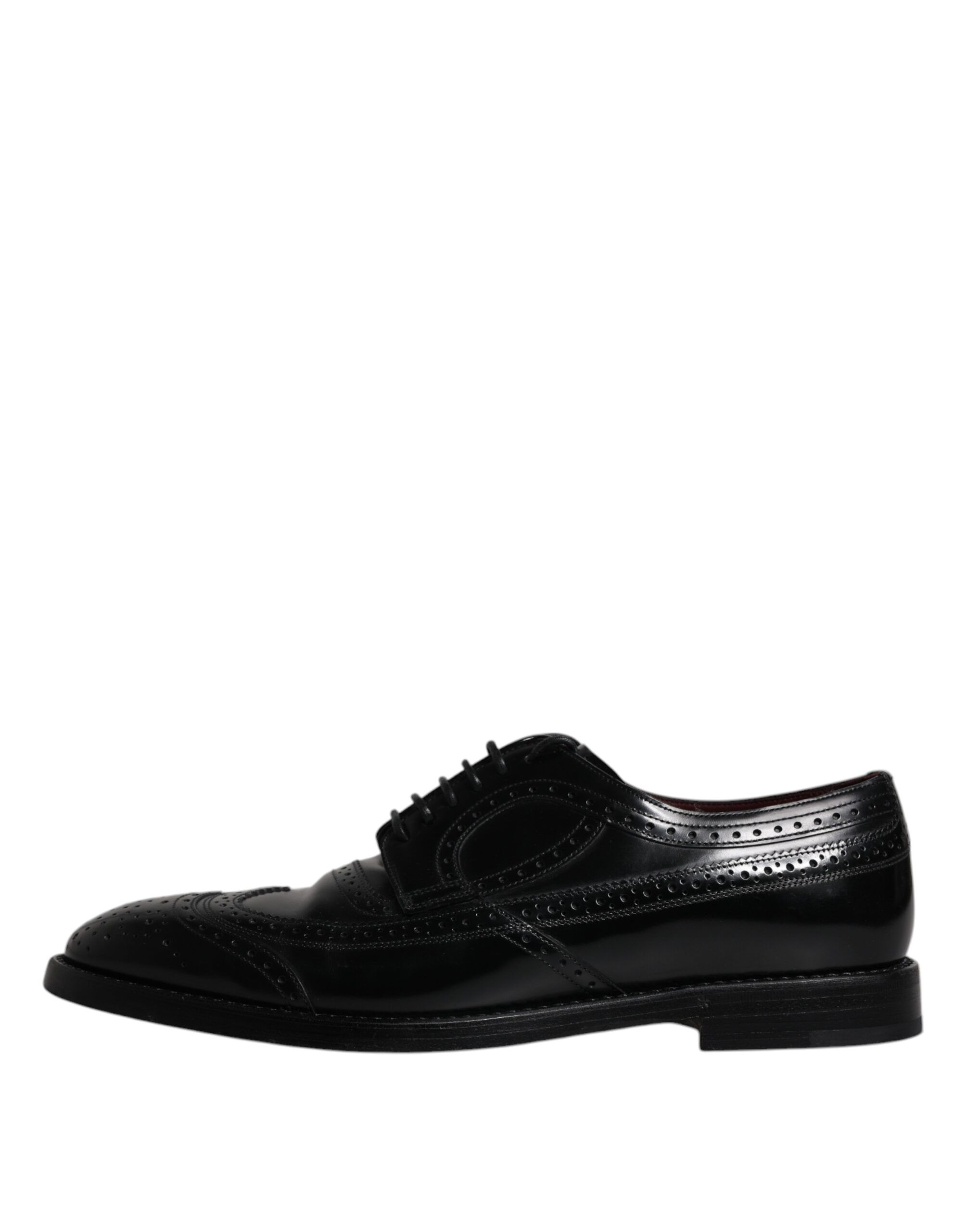 Leather Derby Wingtip Formal Men's Shoes (Pre-Owned) - Dolce & Gabbana - Modalova