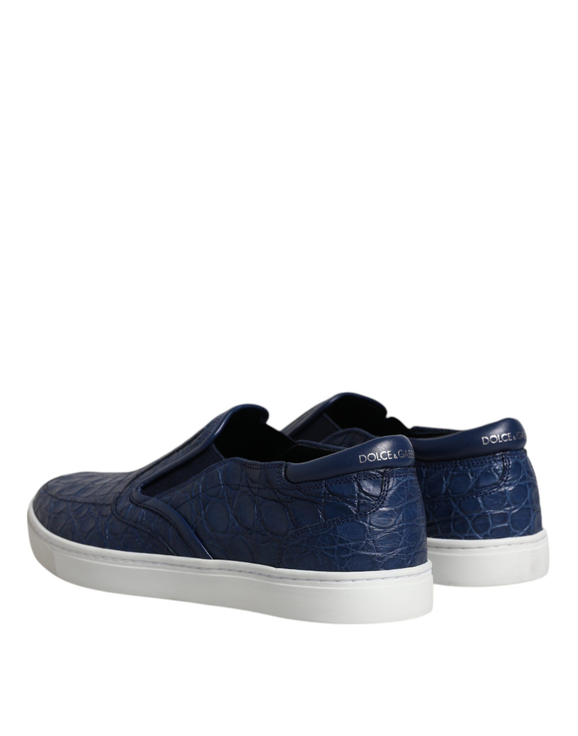 Croc Exotic Leather Men Sneakers Men's Shoes - Dolce & Gabbana - Modalova