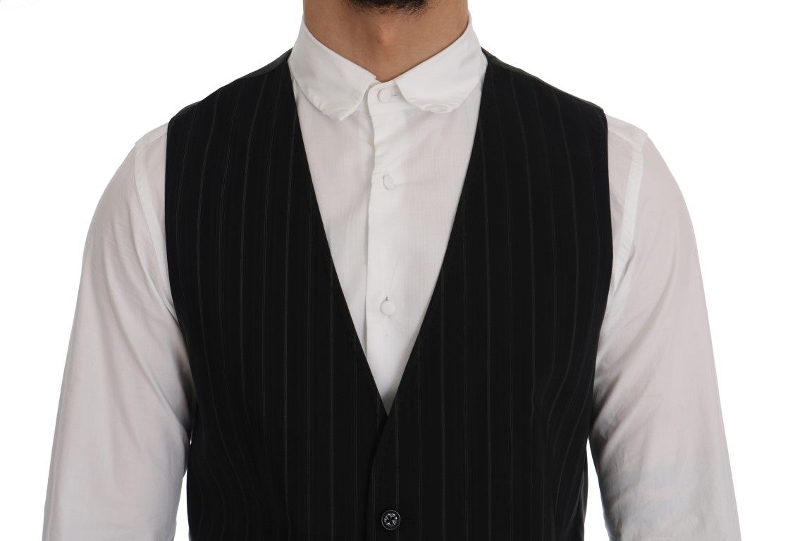 STAFF Cotton Striped Men's Vest - Dolce & Gabbana - Modalova