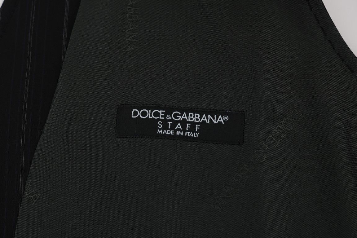 STAFF Cotton Striped Men's Vest - Dolce & Gabbana - Modalova