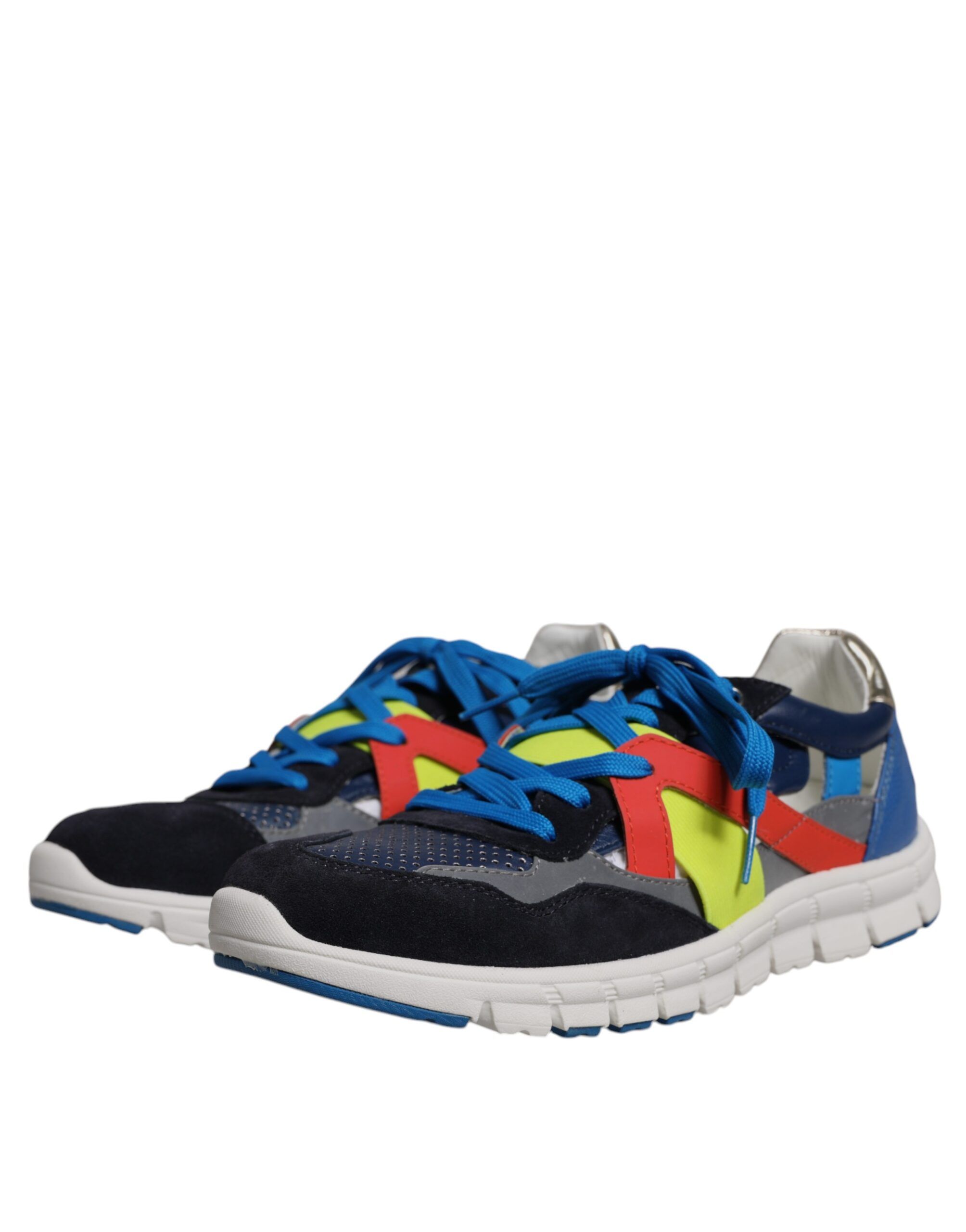 Leather Suede Low Top Sneakers Men's Shoes - Dolce & Gabbana - Modalova