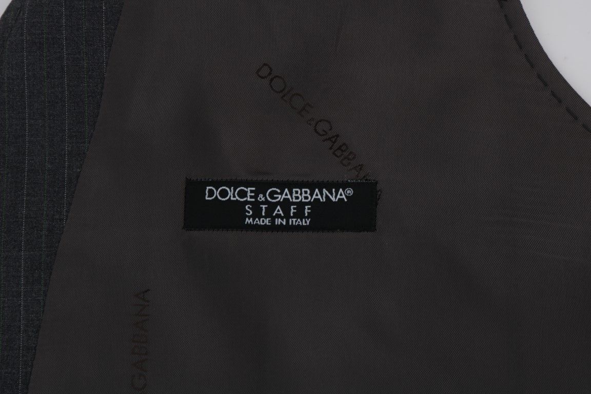 STAFF Cotton Striped Men's Vest - Dolce & Gabbana - Modalova