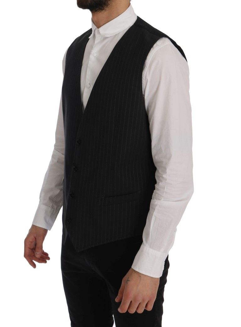 STAFF Cotton Striped Men's Vest - Dolce & Gabbana - Modalova