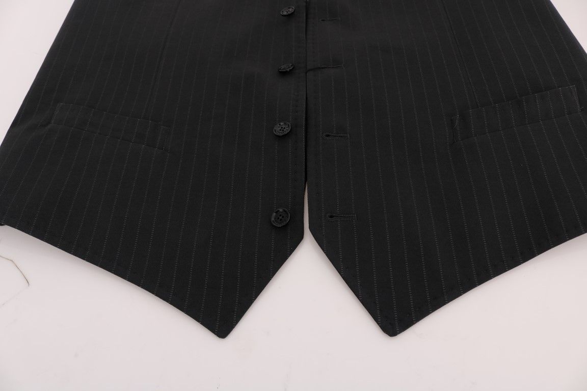 STAFF Cotton Striped Men's Vest - Dolce & Gabbana - Modalova