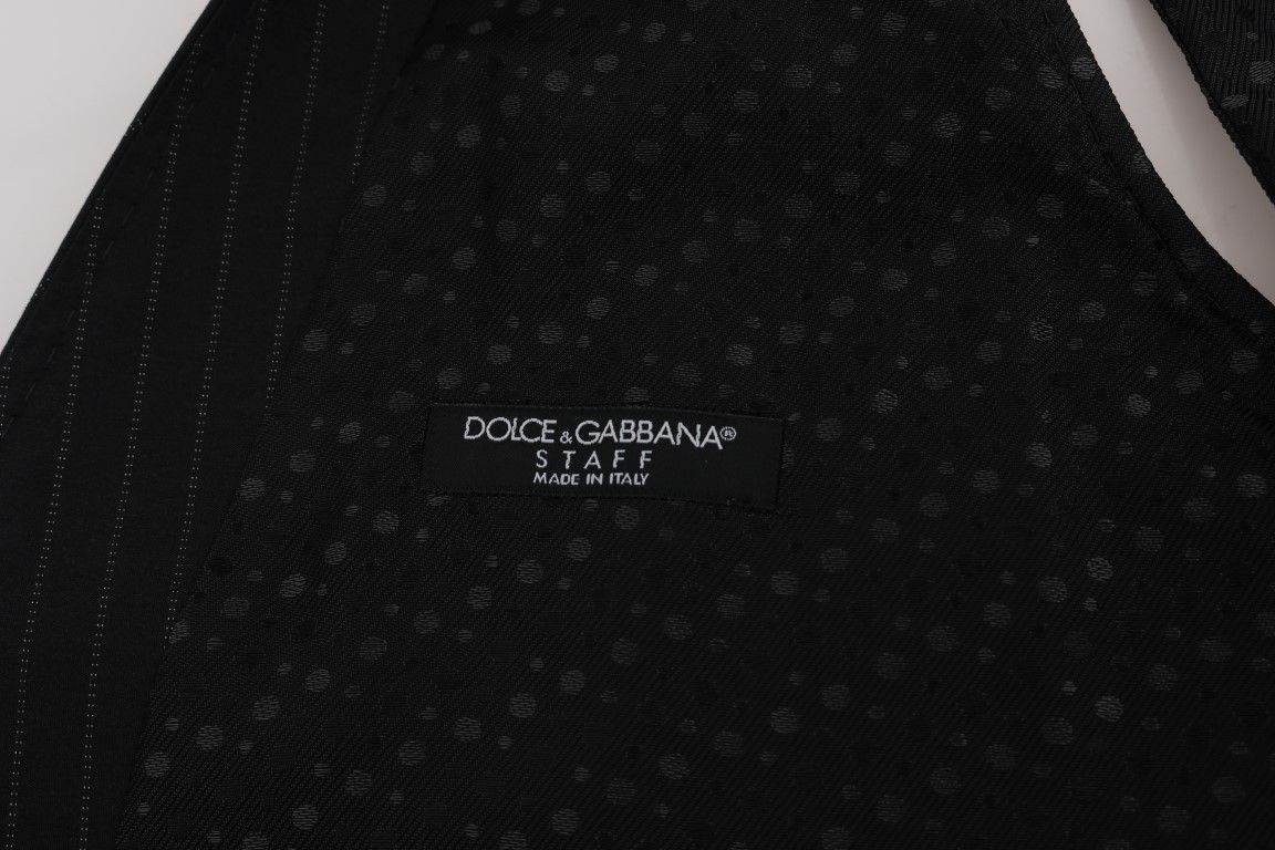 STAFF Cotton Striped Men's Vest - Dolce & Gabbana - Modalova