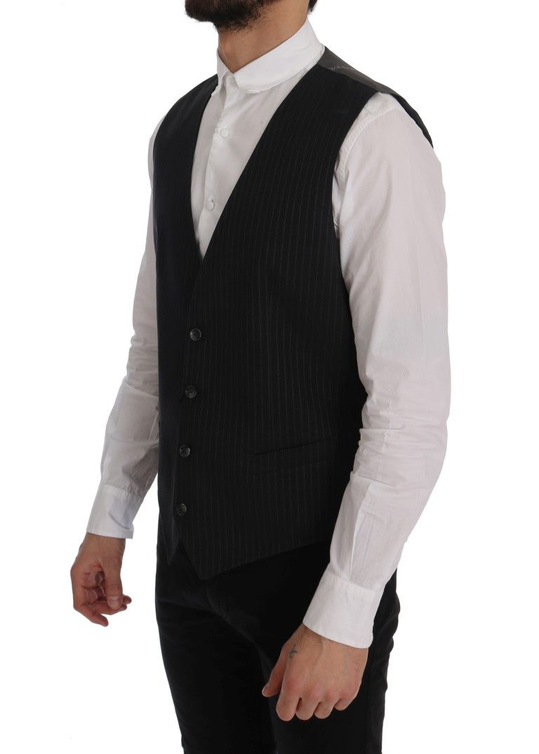 STAFF Cotton Striped Men's Vest - Dolce & Gabbana - Modalova