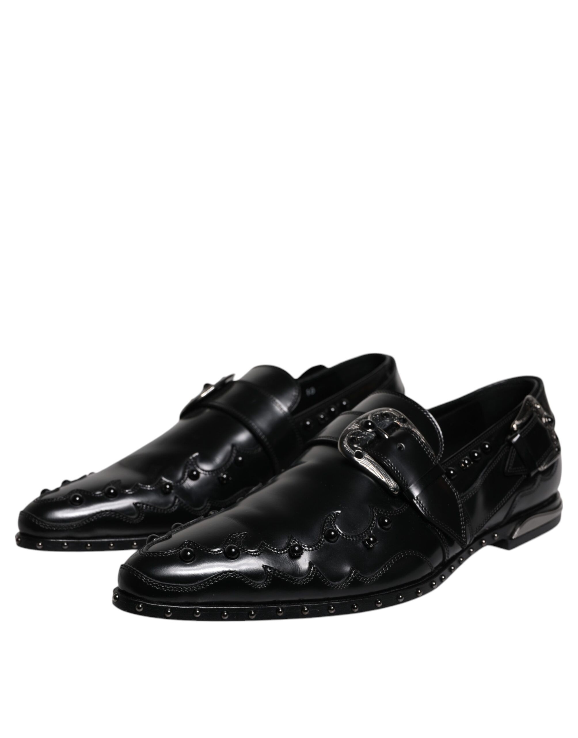 Embellished Derby Monk Strap Men's Shoes (Pre-Owned) - Dolce & Gabbana - Modalova