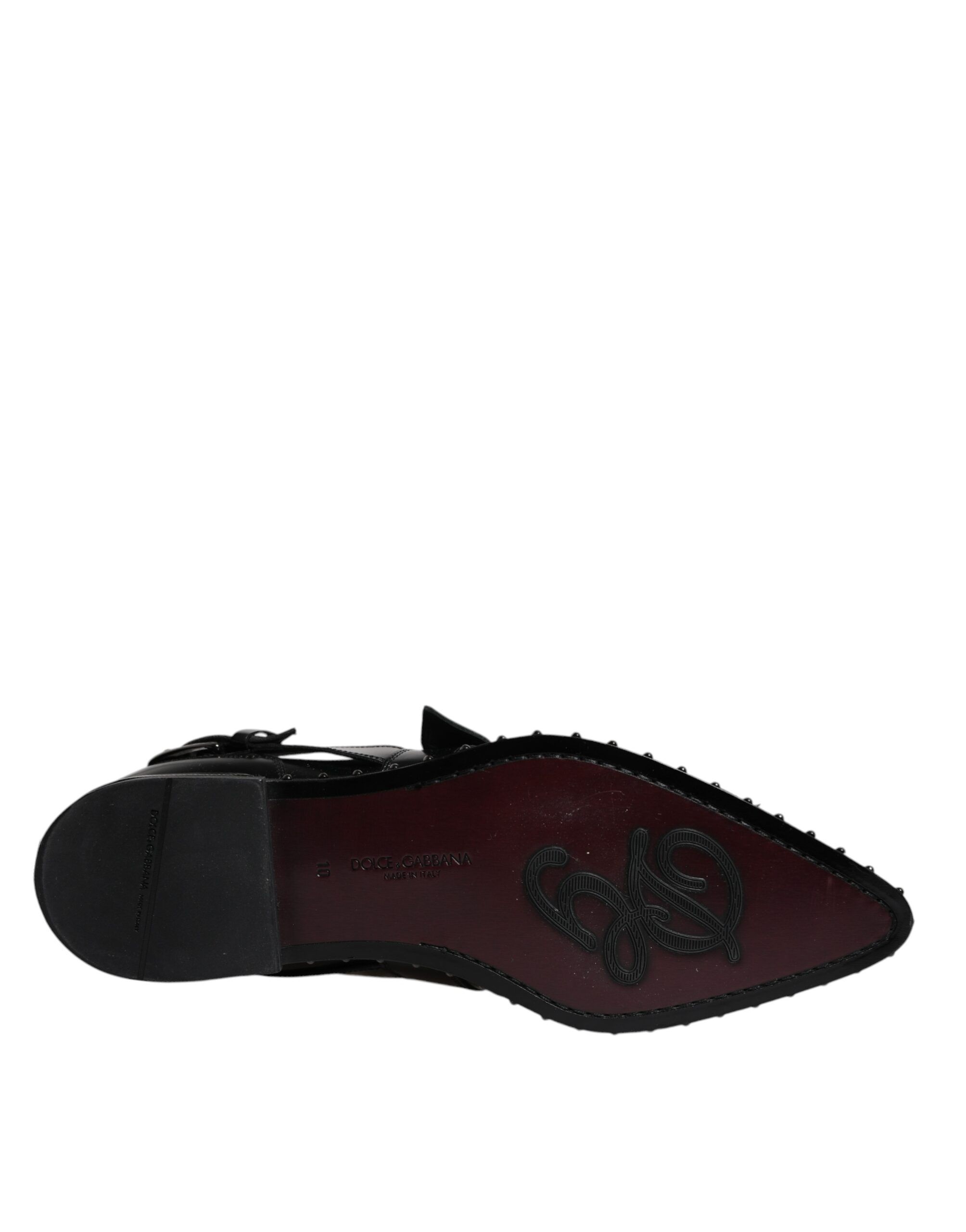 Embellished Derby Monk Strap Men's Shoes (Pre-Owned) - Dolce & Gabbana - Modalova