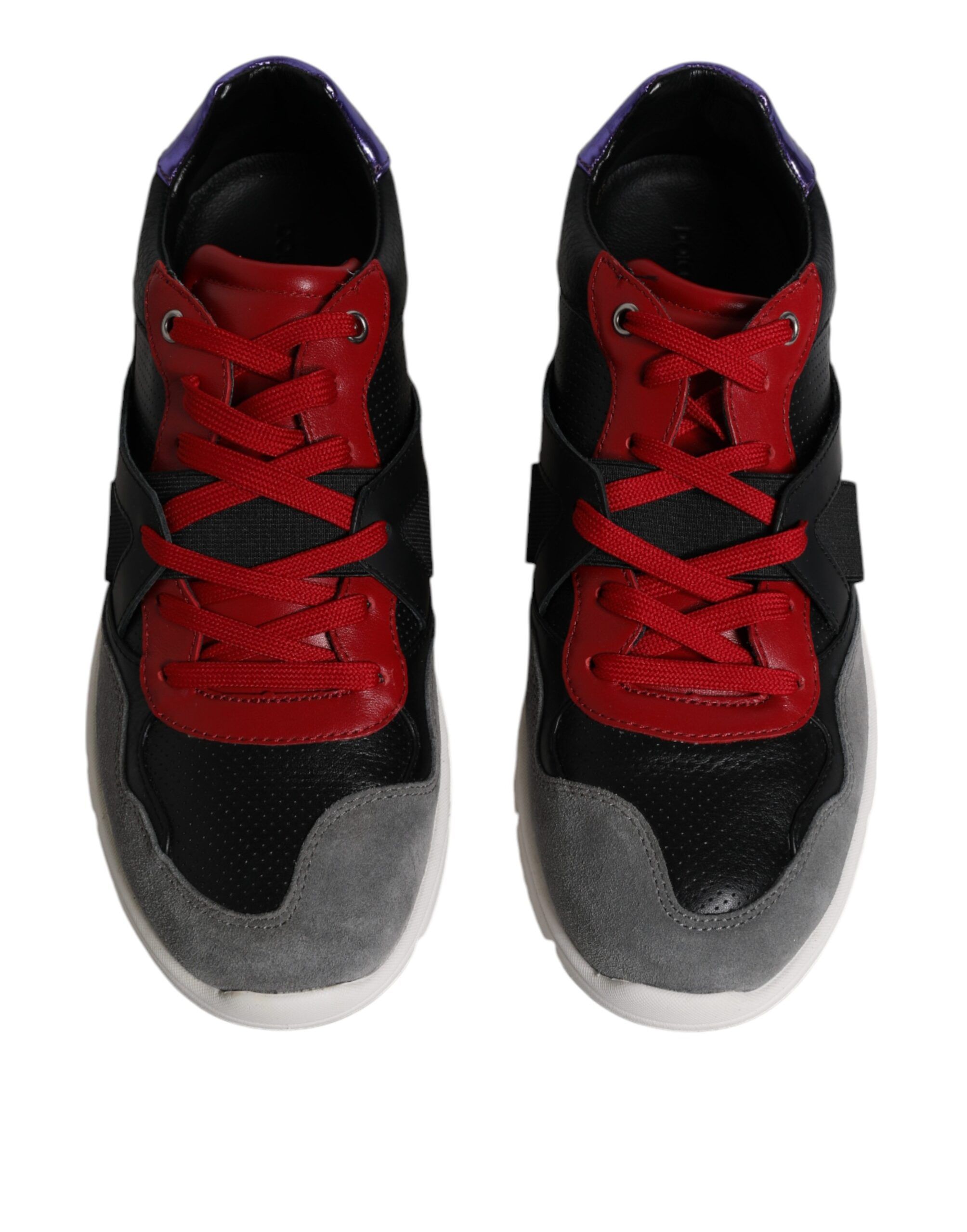 Leather Suede Low Top Sneakers Men's Shoes - Dolce & Gabbana - Modalova