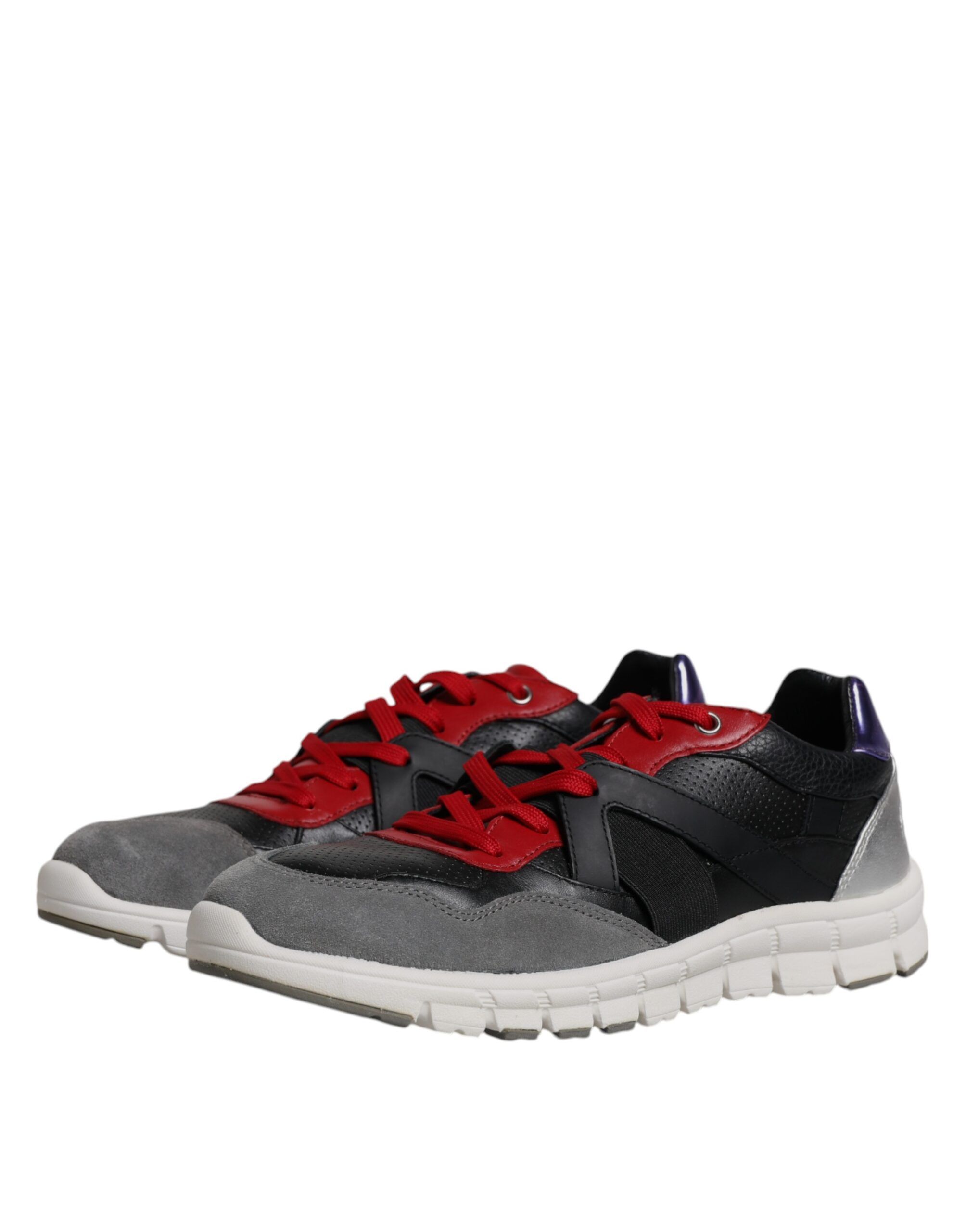 Leather Suede Low Top Sneakers Men's Shoes - Dolce & Gabbana - Modalova