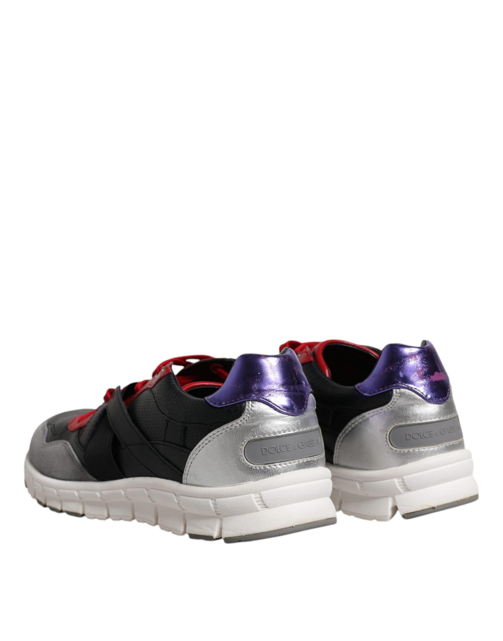 Leather Suede Low Top Sneakers Men's Shoes - Dolce & Gabbana - Modalova