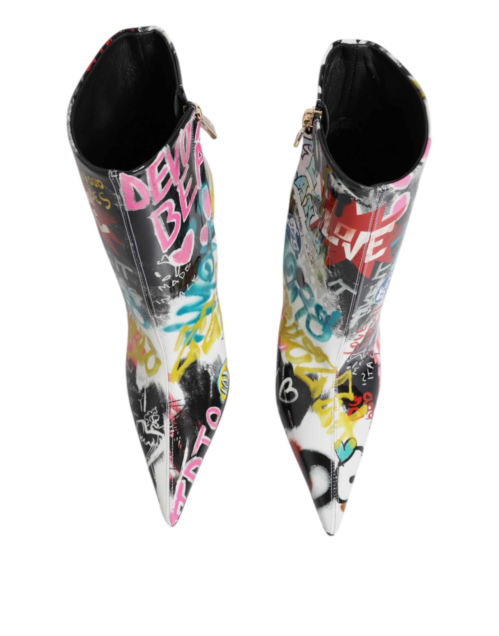 Graffiti Keira Mid Calf Boots Women's Shoes - Dolce & Gabbana - Modalova