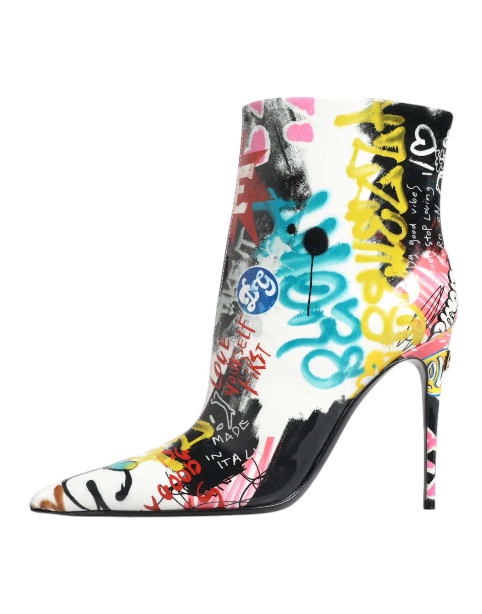 Graffiti Keira Mid Calf Boots Women's Shoes - Dolce & Gabbana - Modalova