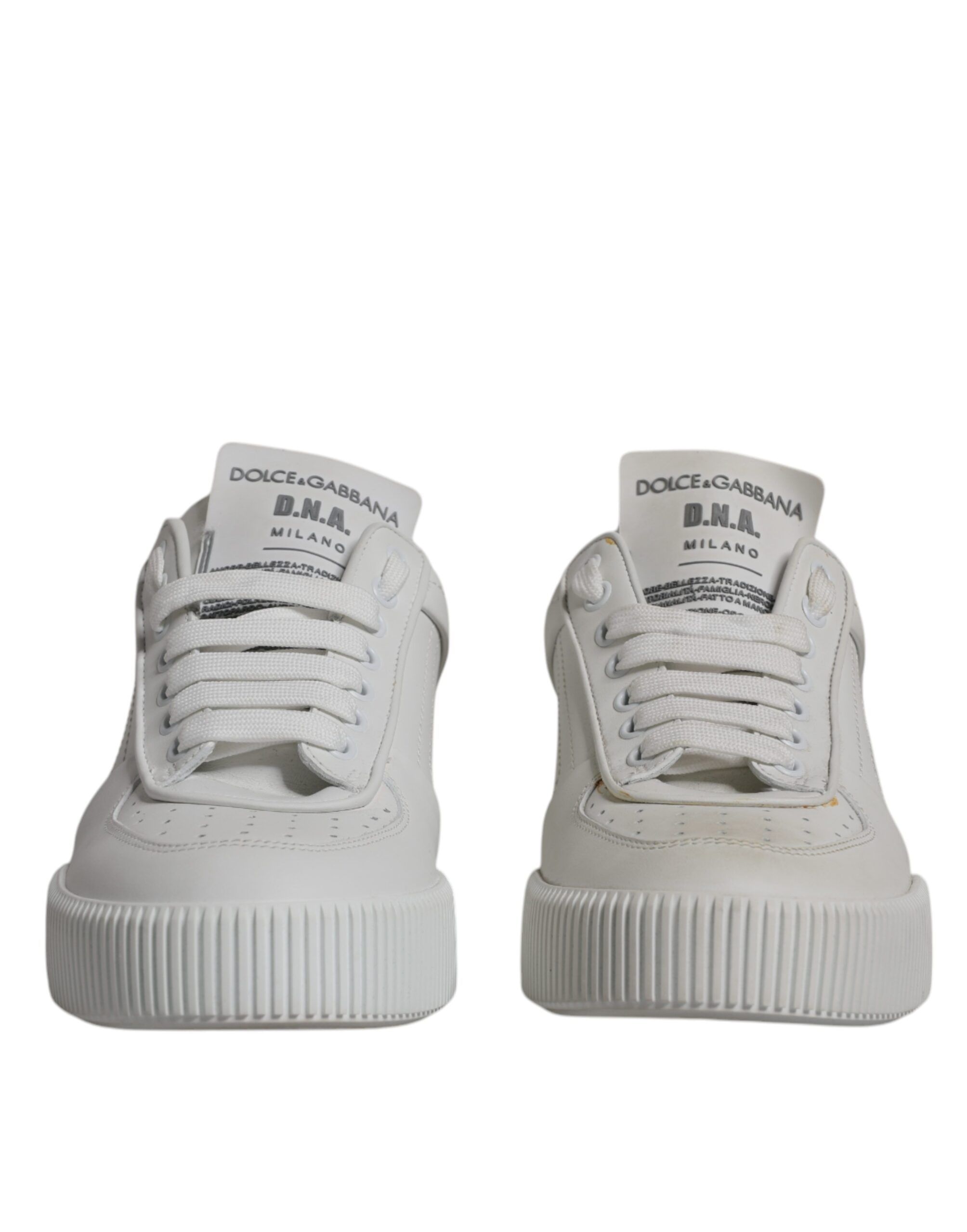 Miami Leather Low Top Sneakers Women's Shoes (Pre-Owned) - Dolce & Gabbana - Modalova