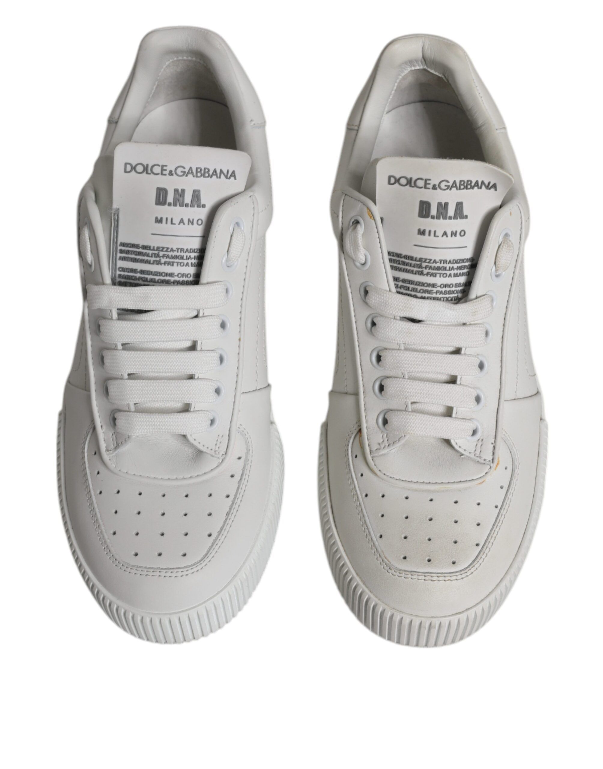 Miami Leather Low Top Sneakers Women's Shoes (Pre-Owned) - Dolce & Gabbana - Modalova