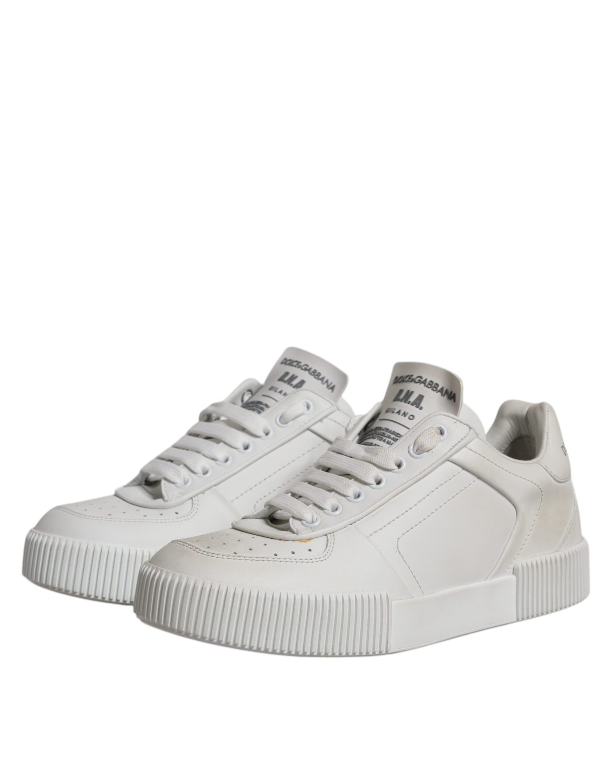 Miami Leather Low Top Sneakers Women's Shoes (Pre-Owned) - Dolce & Gabbana - Modalova