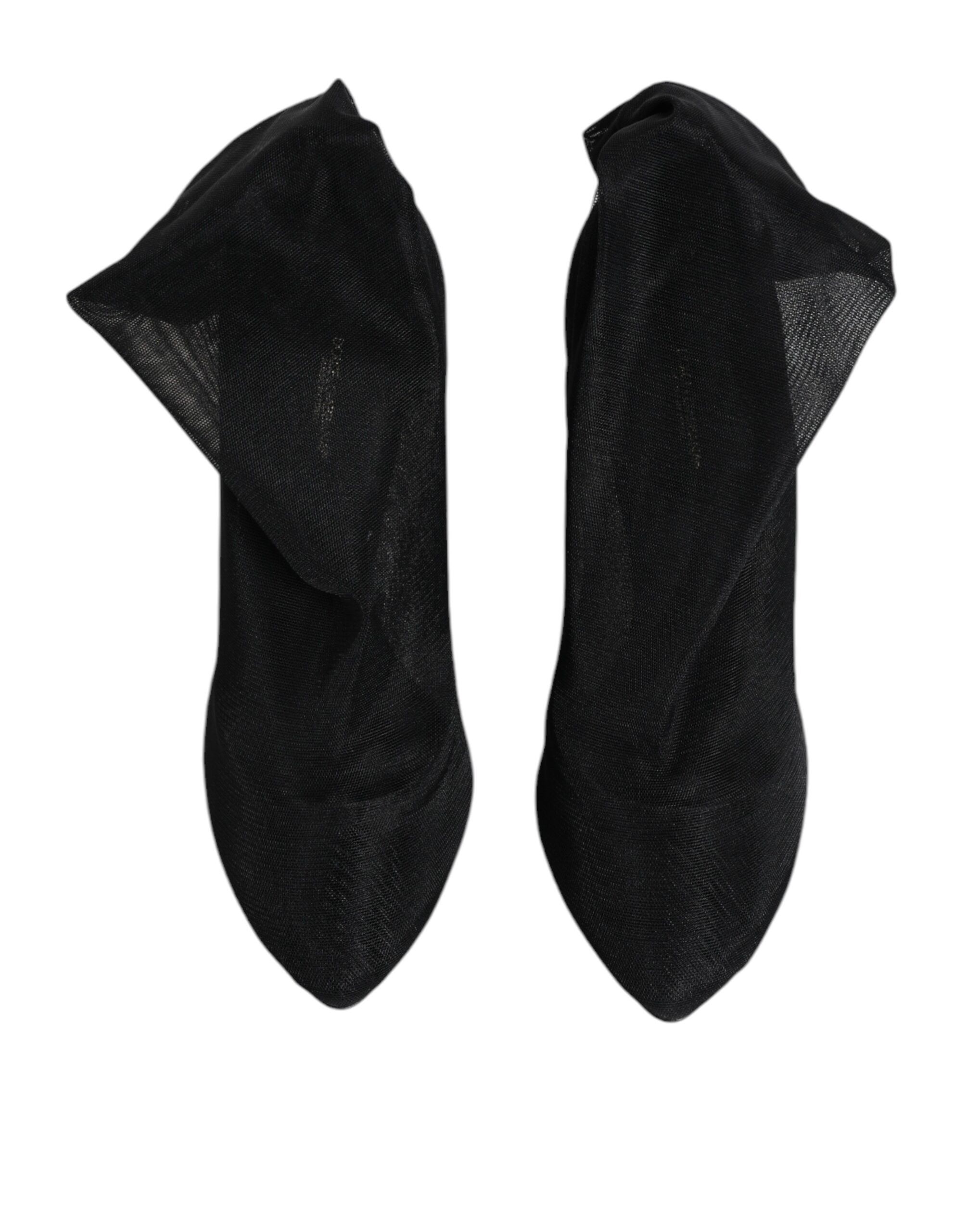 Silk Stretch Mesh Sock Boots Women's Shoes (Pre-Owned) - Dolce & Gabbana - Modalova