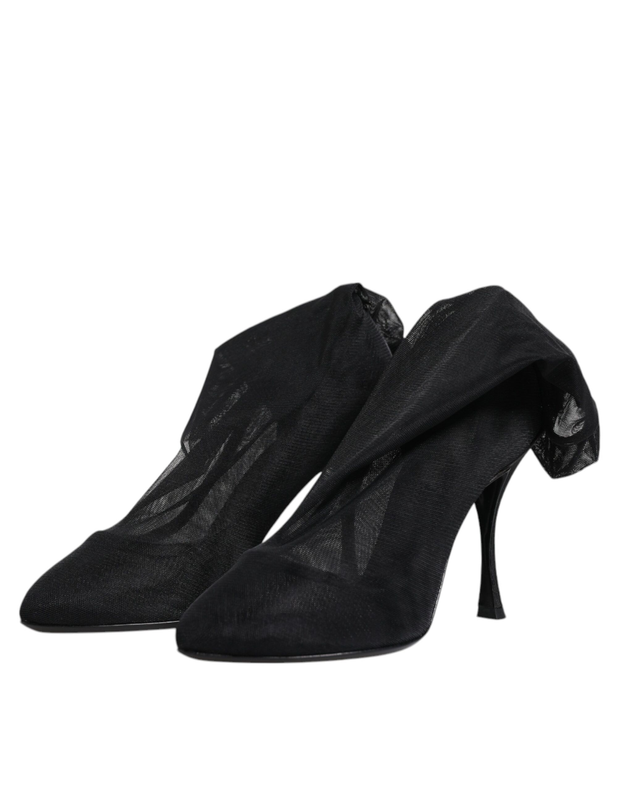 Silk Stretch Mesh Sock Boots Women's Shoes (Pre-Owned) - Dolce & Gabbana - Modalova