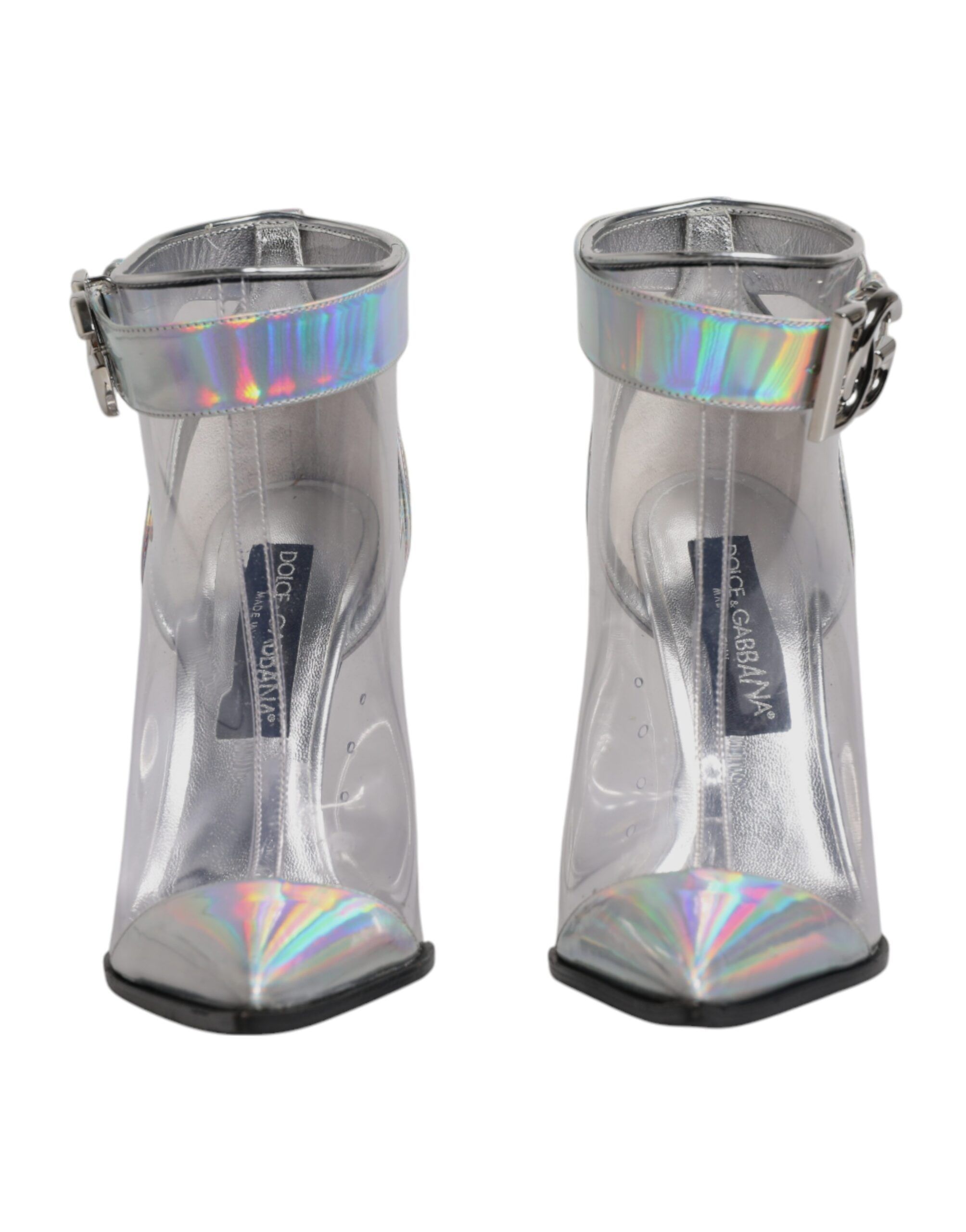 Iridescent Pointed Short Boots Women's Shoes (Pre-Owned) - Dolce & Gabbana - Modalova
