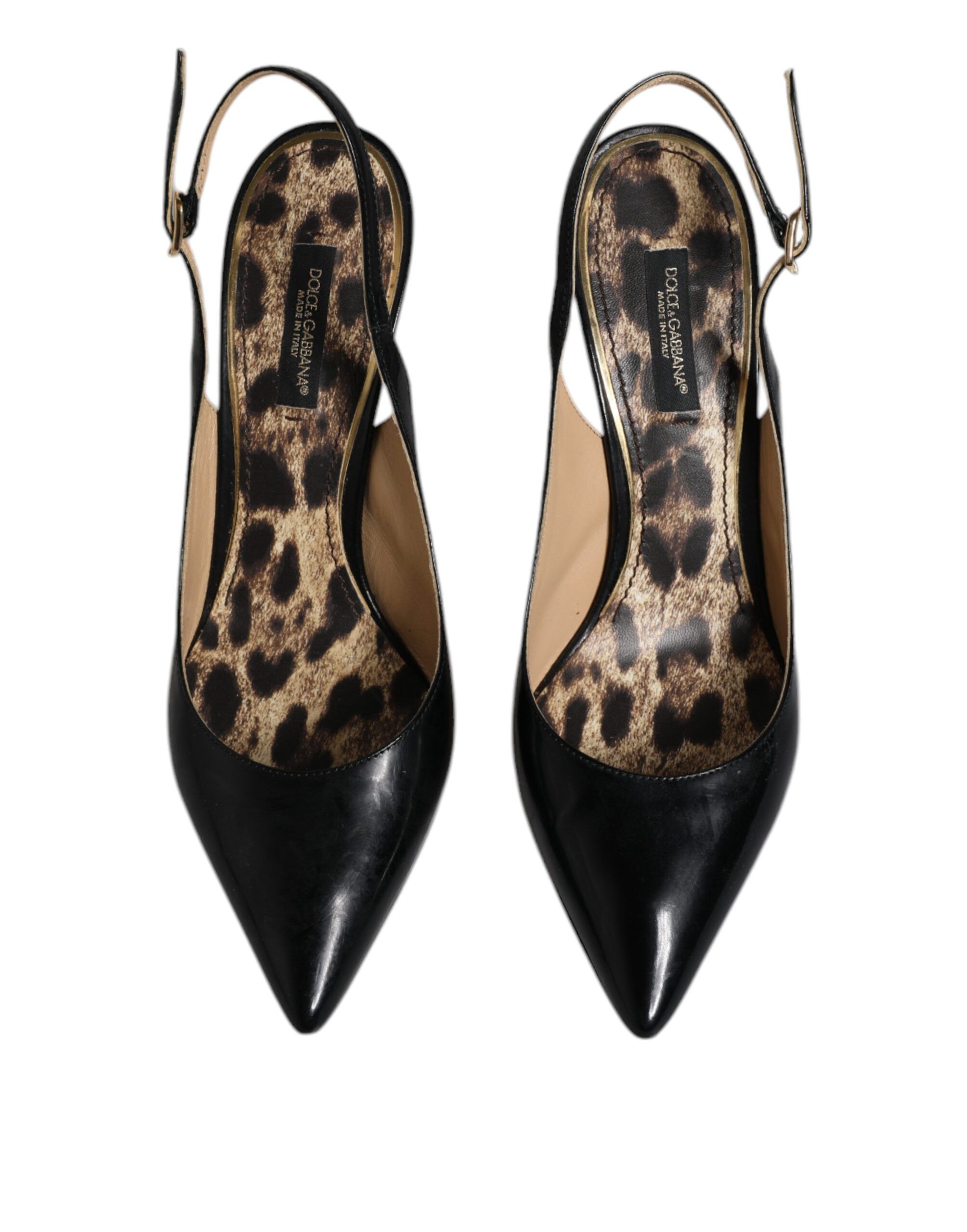 Leather High Heels Slingbacks Women's Shoes (Pre-Owned) - Dolce & Gabbana - Modalova