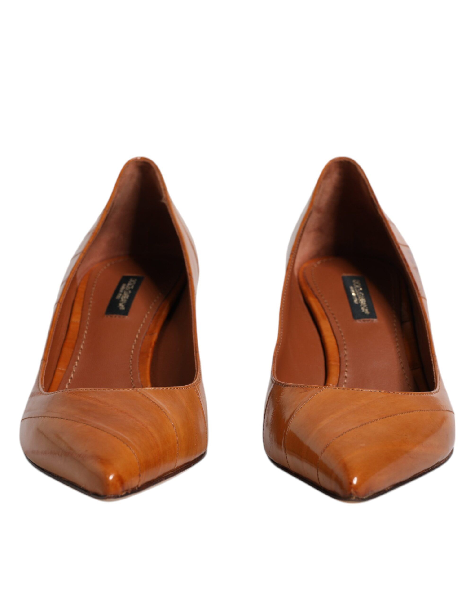 Leather Kitten Heels Pumps Women's Shoes (Pre-Owned) - Dolce & Gabbana - Modalova