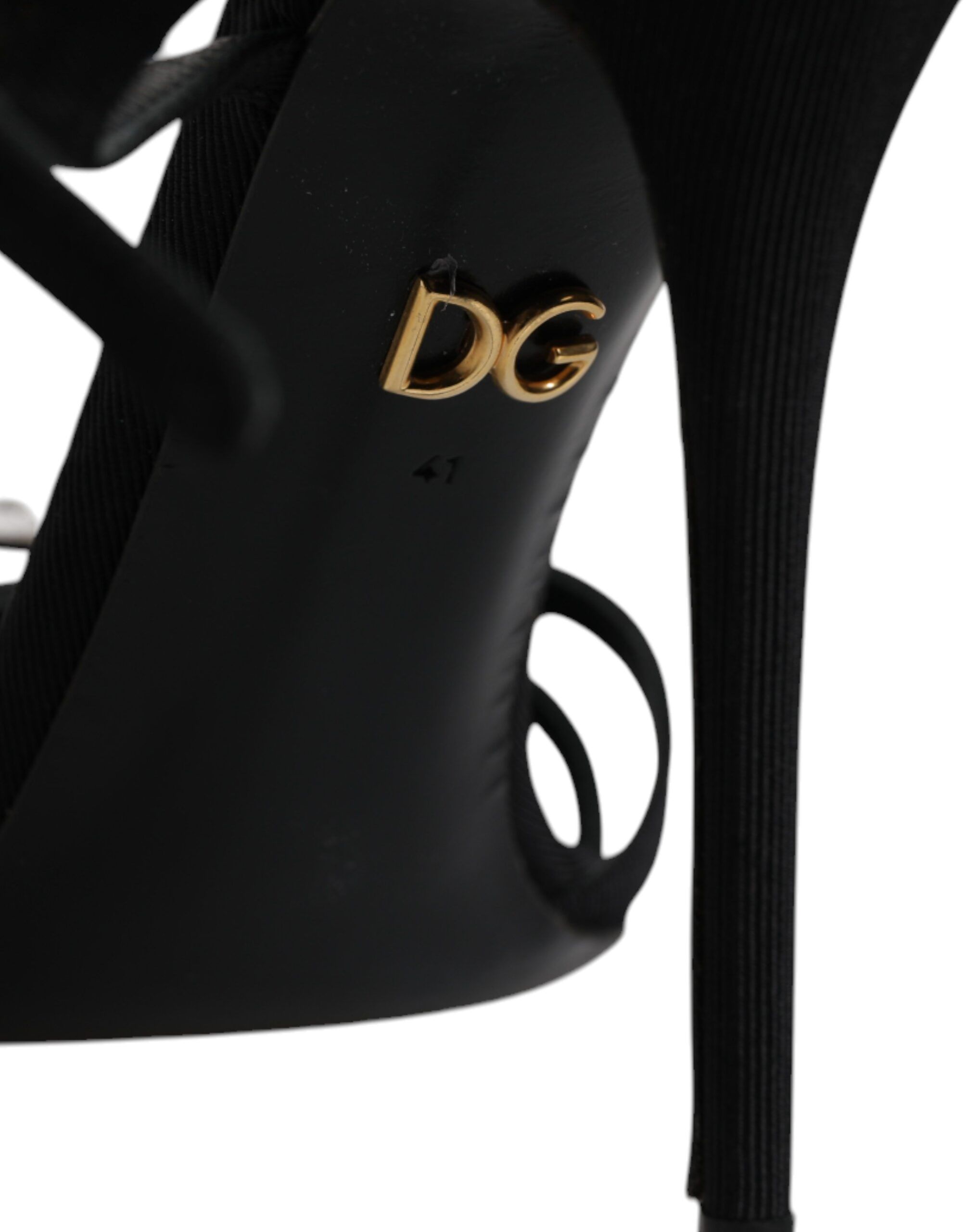 Leather Crystal Heels Sandals Women's Shoes (Pre-Owned) - Dolce & Gabbana - Modalova