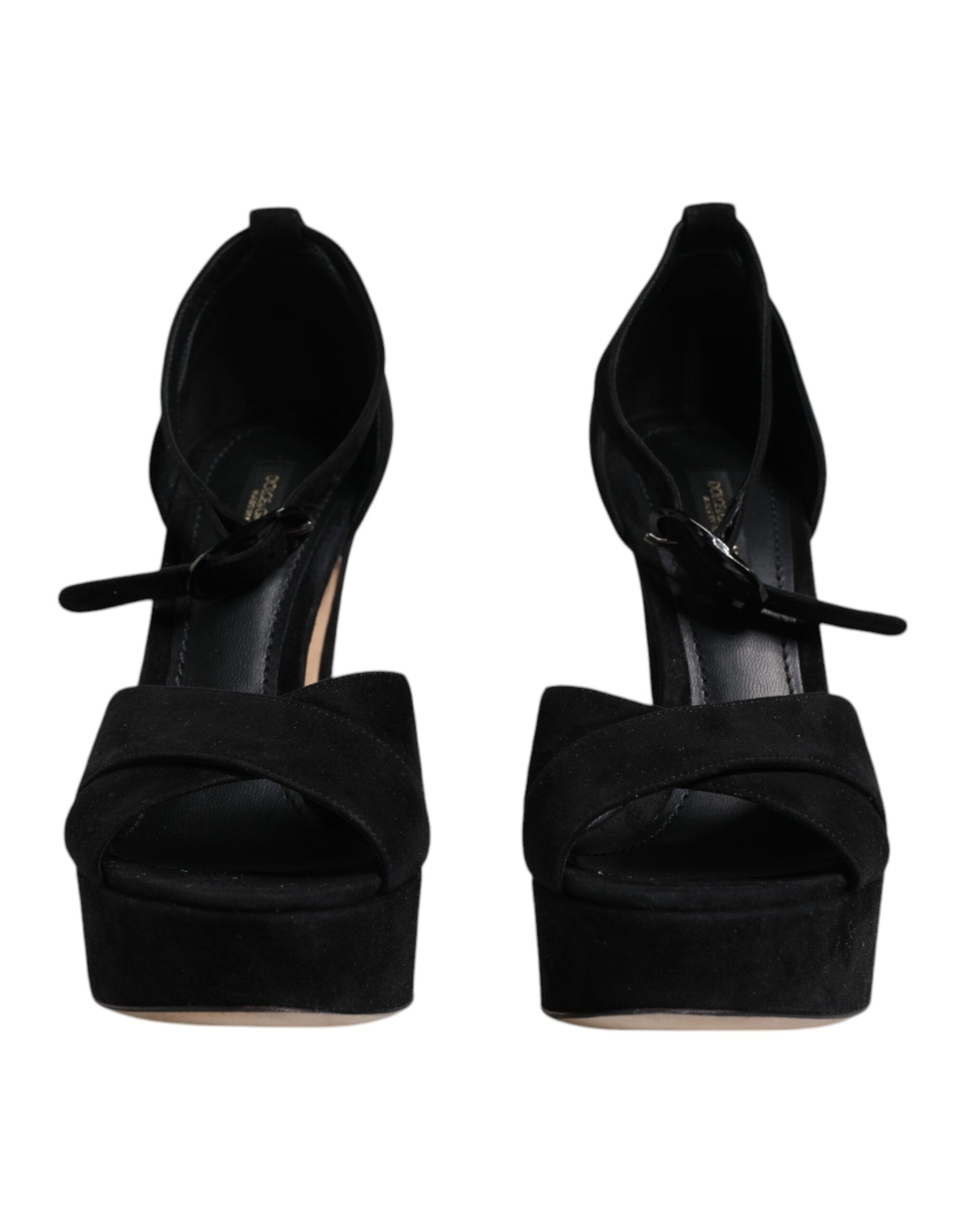 Leather Platform Heels Sandals Women's Shoes (Pre-Owned) - Dolce & Gabbana - Modalova