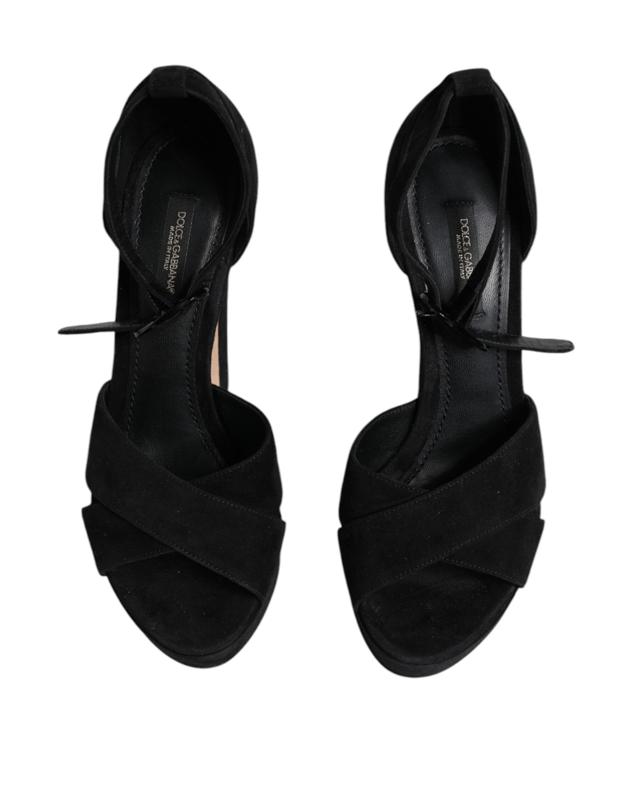 Leather Platform Heels Sandals Women's Shoes (Pre-Owned) - Dolce & Gabbana - Modalova