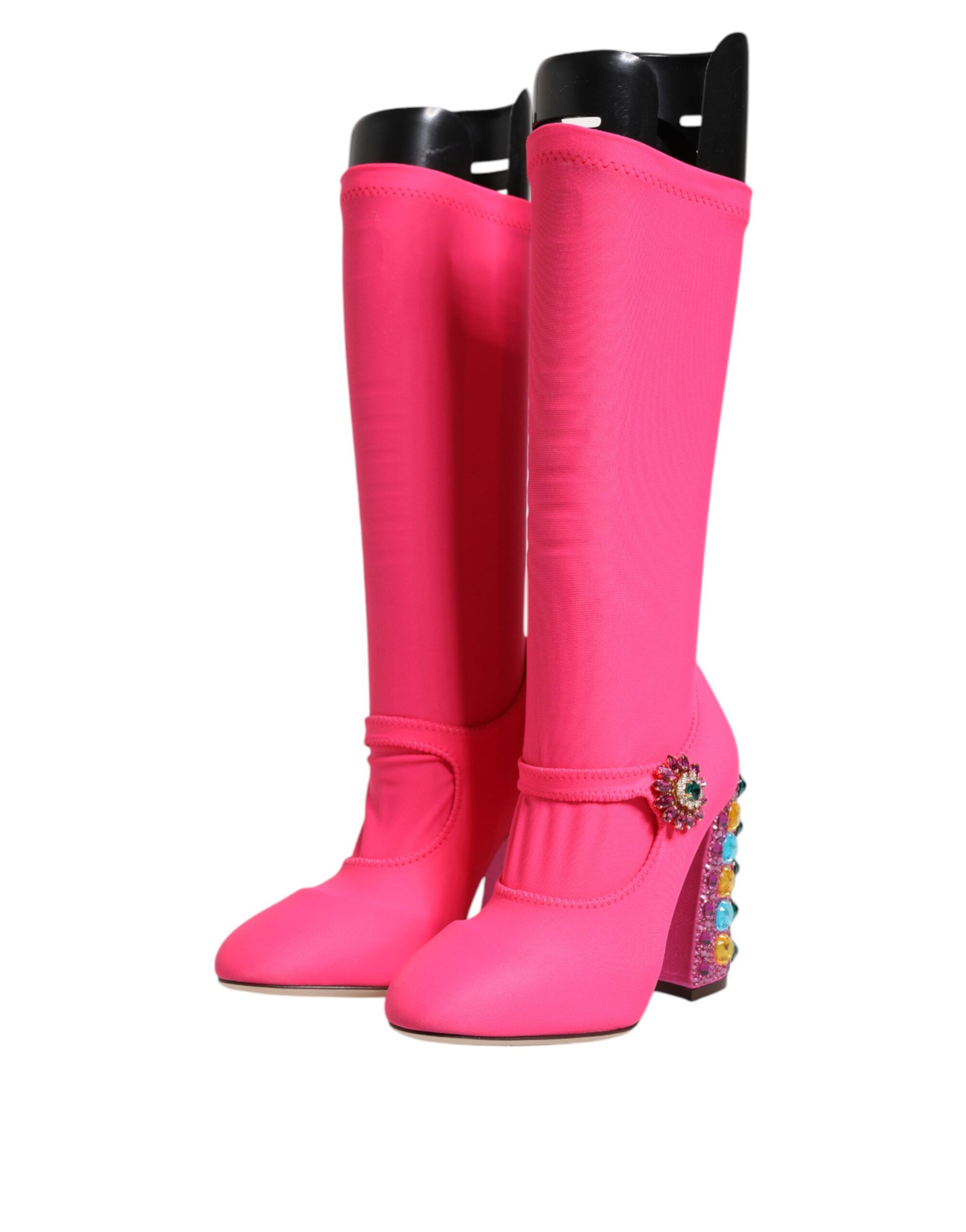 Nylon Crystal Vally High Boots Women's Shoes - Dolce & Gabbana - Modalova