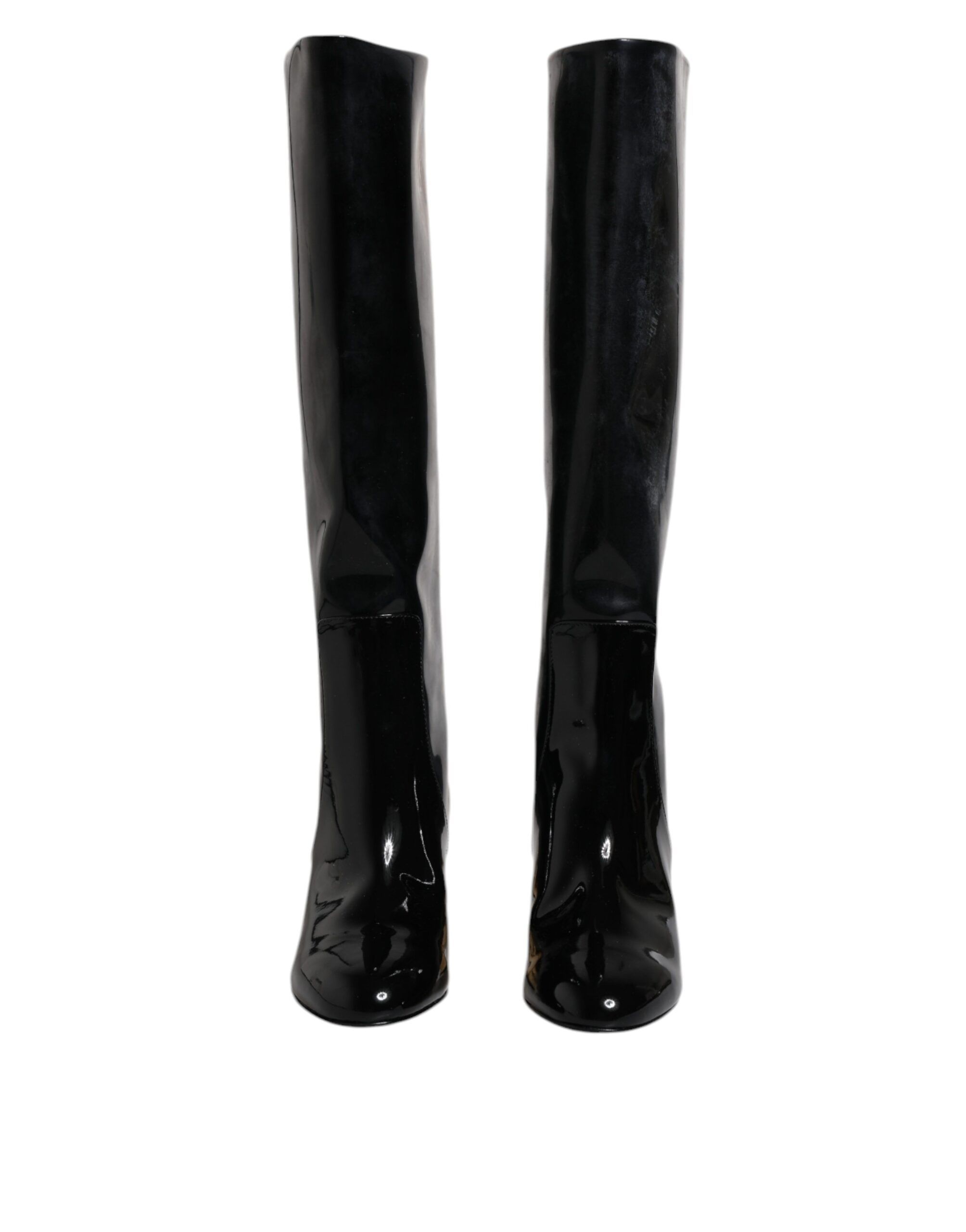 Patent Leather Vally High Boots Women's Shoes - Dolce & Gabbana - Modalova