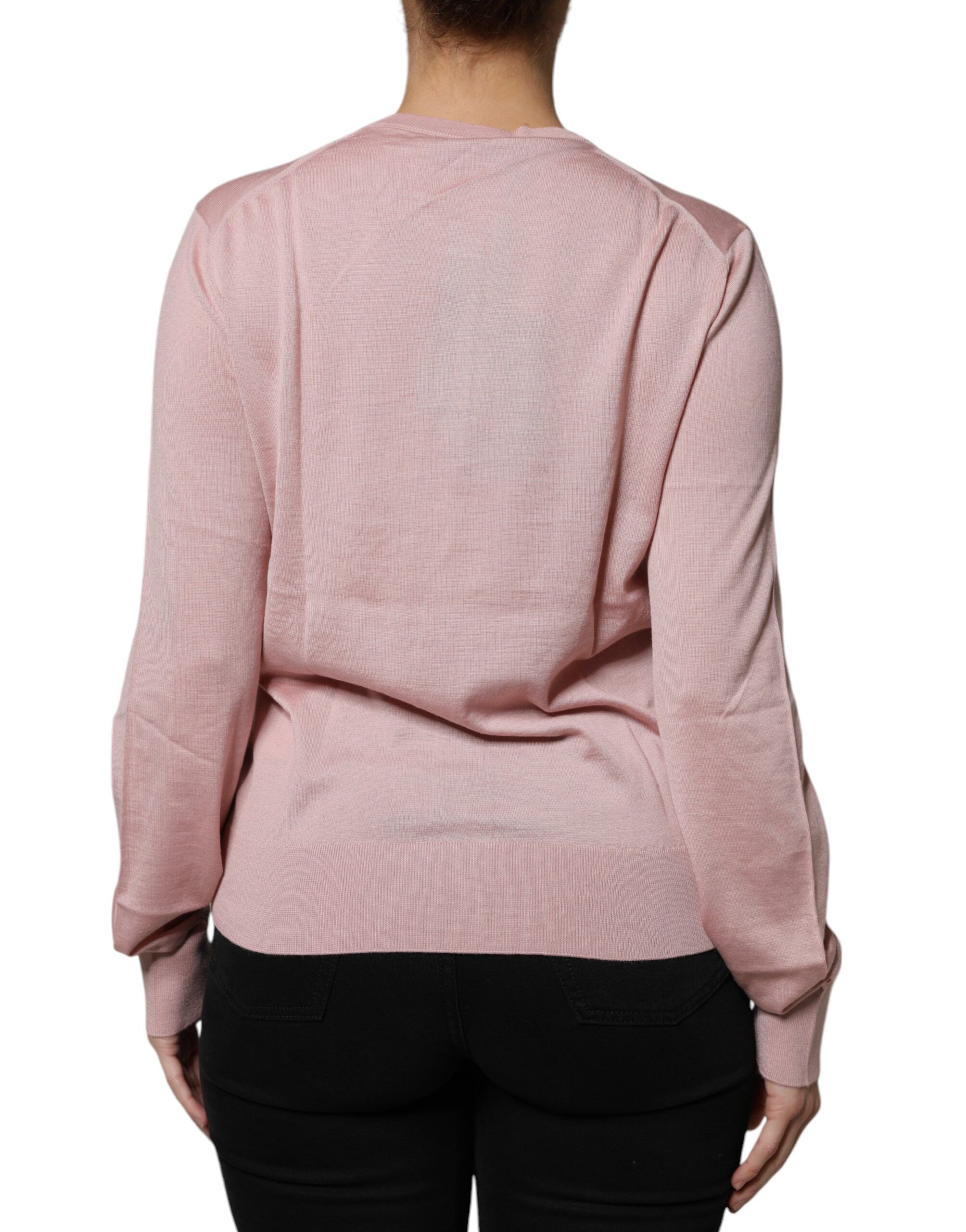 Wool Knit Button Down Cardigan Women's Sweater (Pre-Owned) - Dolce & Gabbana - Modalova