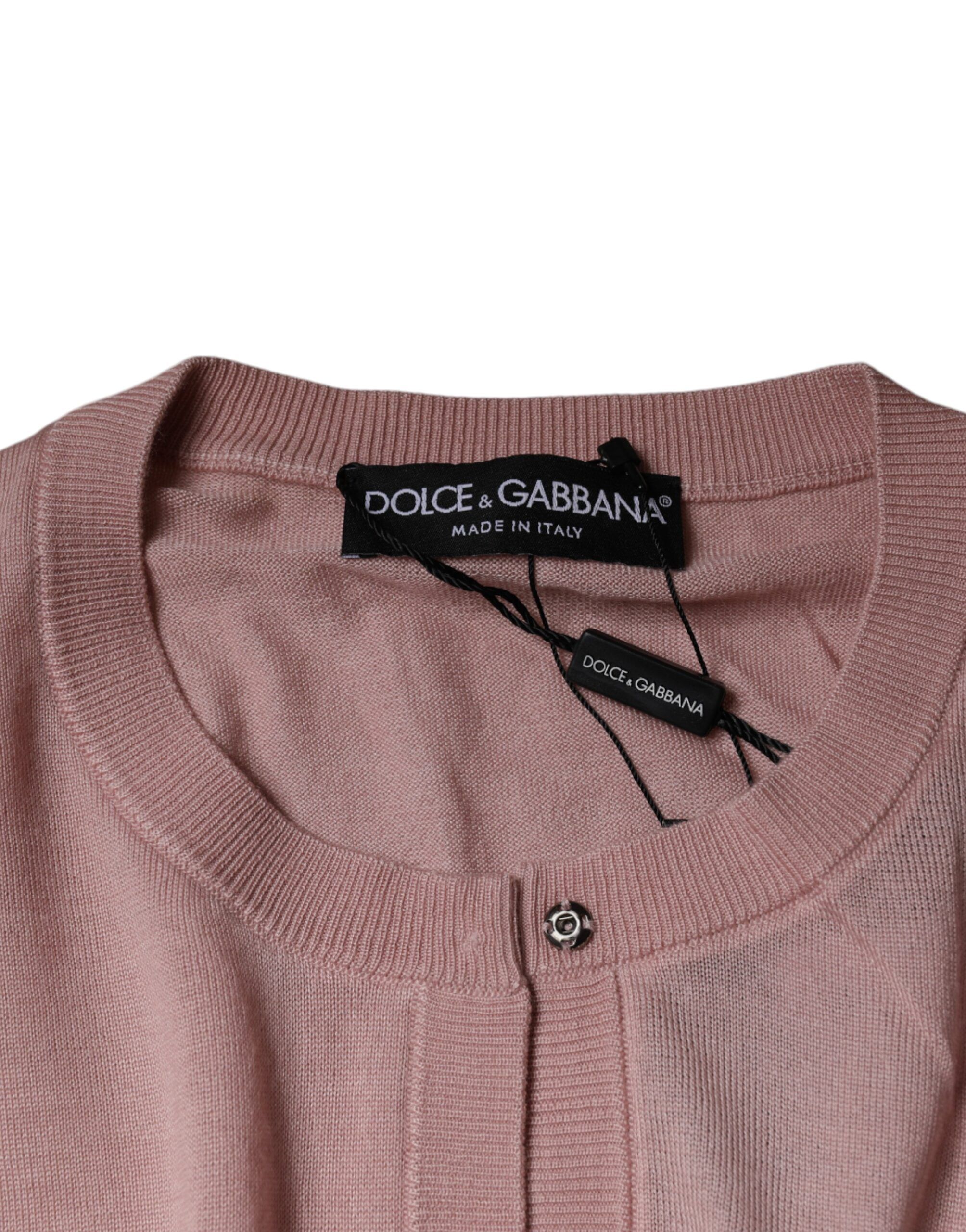 Wool Knit Button Down Cardigan Women's Sweater (Pre-Owned) - Dolce & Gabbana - Modalova