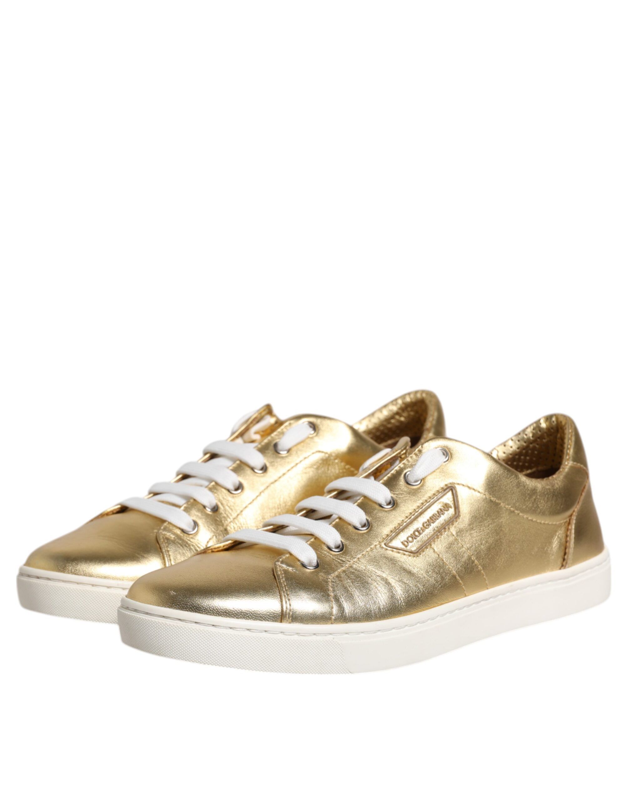 Leather Logo London Men Sneakers Men's Shoes - Dolce & Gabbana - Modalova