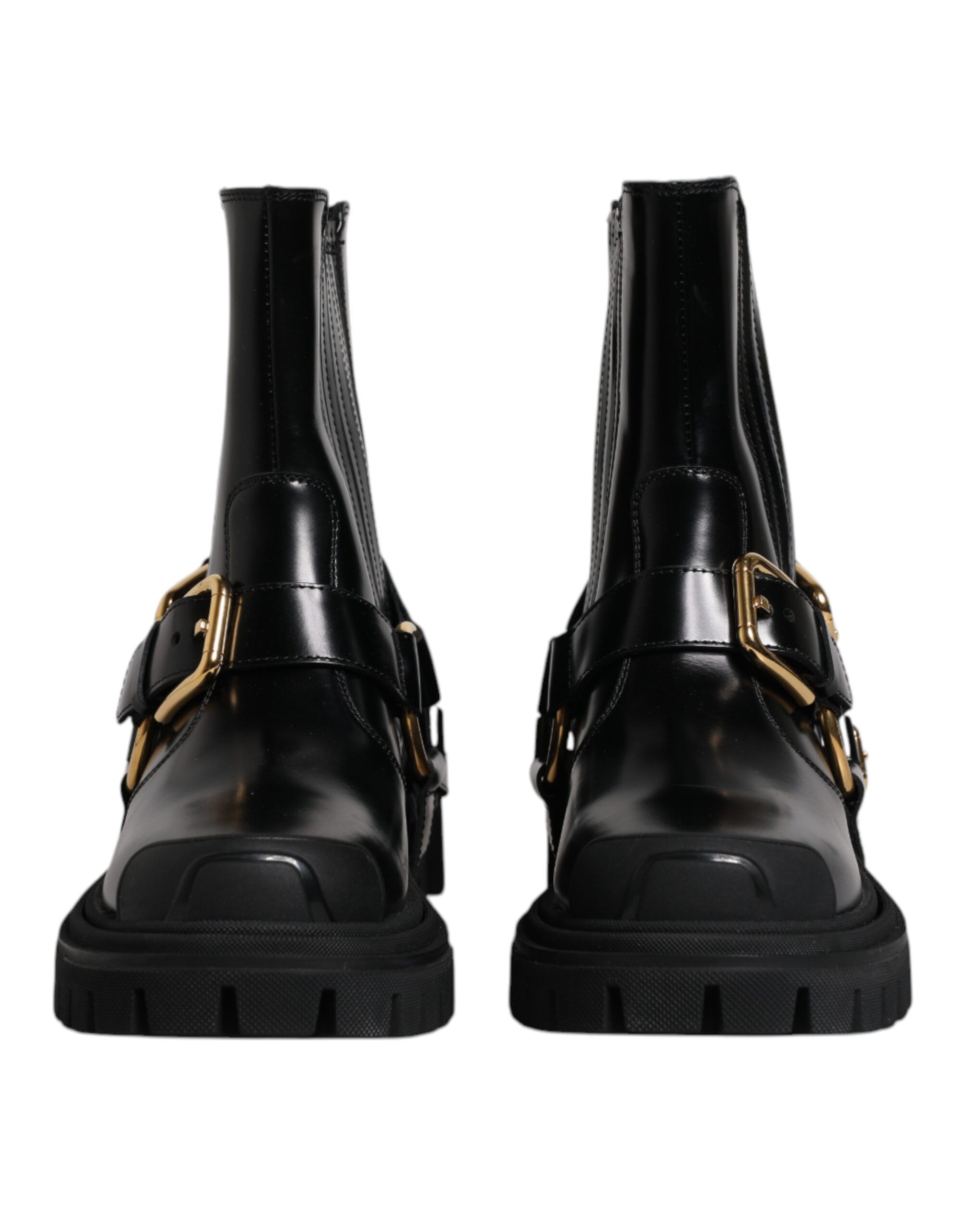 Leather Slip On Stretch Trekking Boots Men's Shoes - Dolce & Gabbana - Modalova