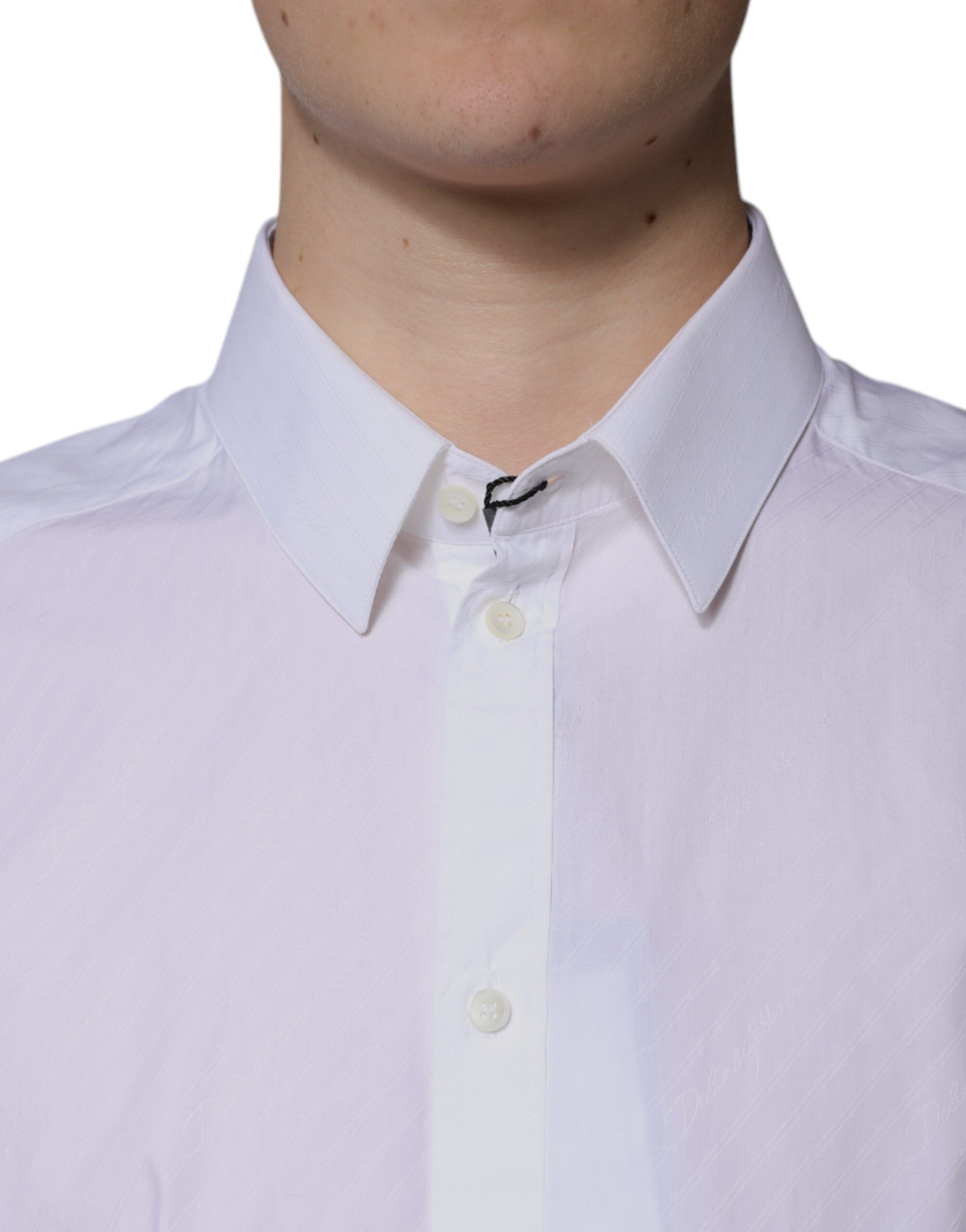 Cotton Long Sleeve MARTINI Dress Men's Shirt (Pre-Owned) - Dolce & Gabbana - Modalova